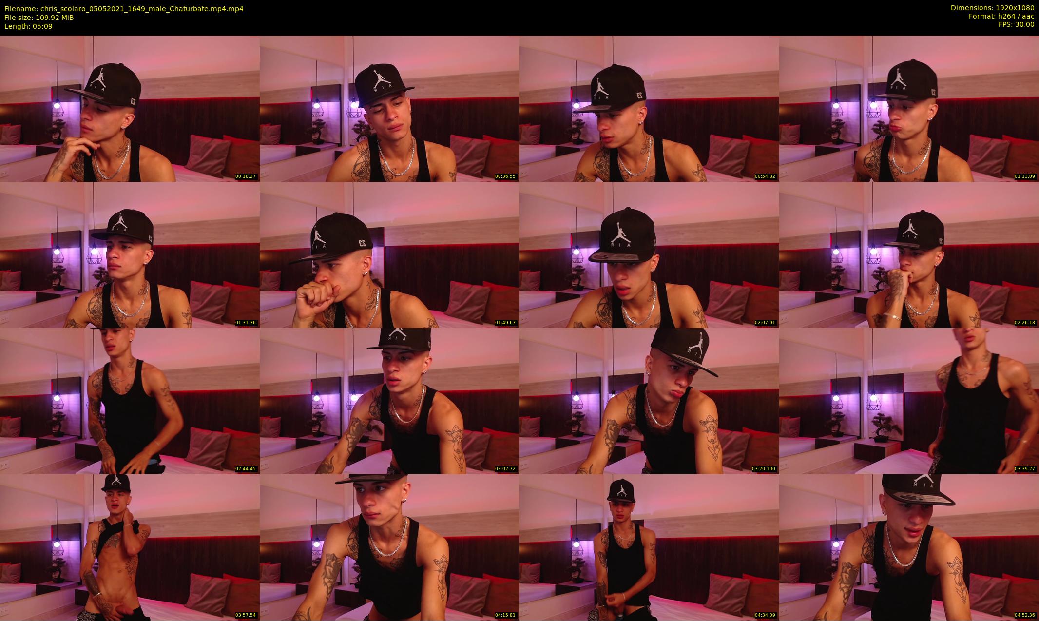 chris_scolaro — 6 minute Chaturbate male cam show recording, 1080p, May 5, 2021