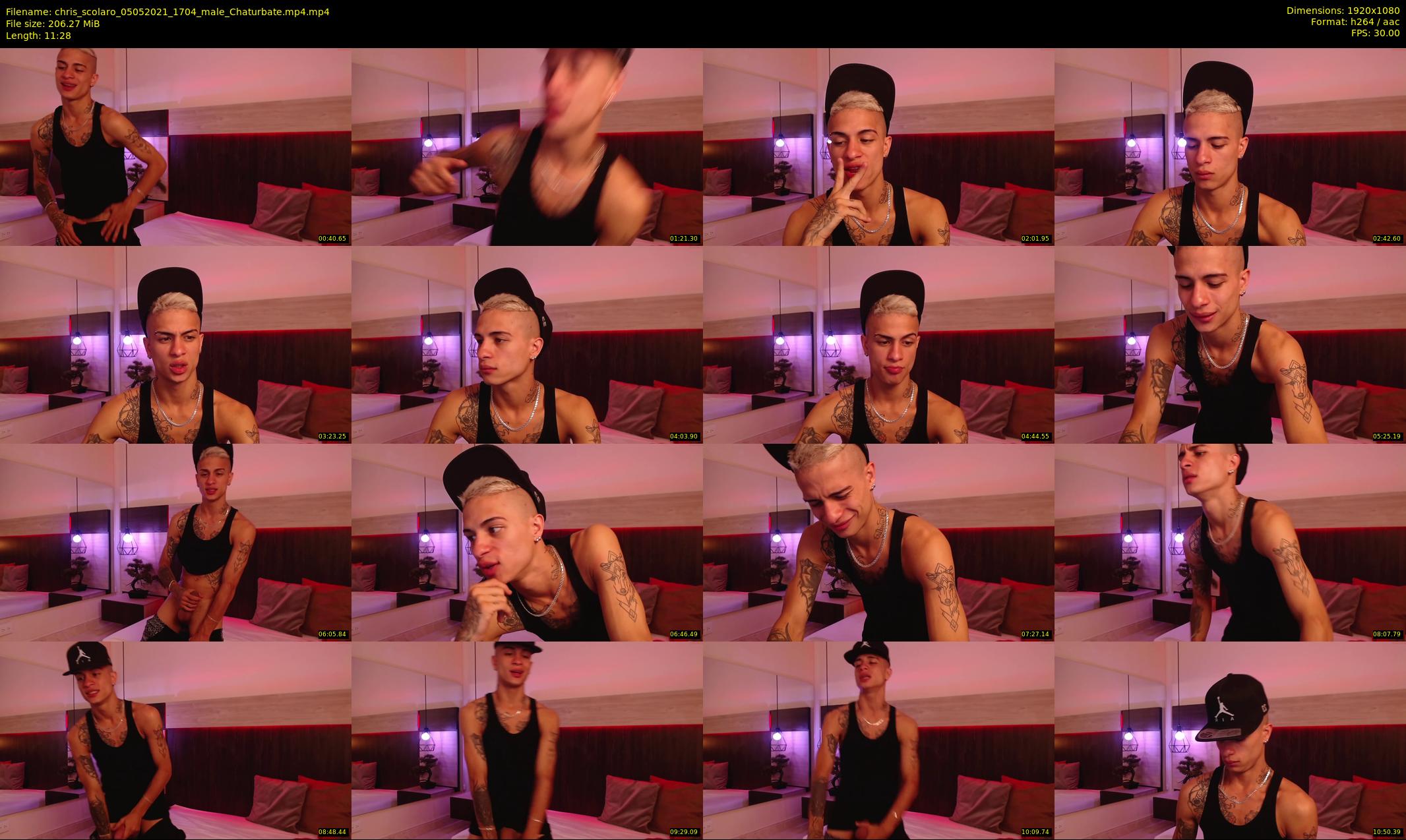 chris_scolaro — 12 minute Chaturbate male cam show recording, 1080p, May 5, 2021