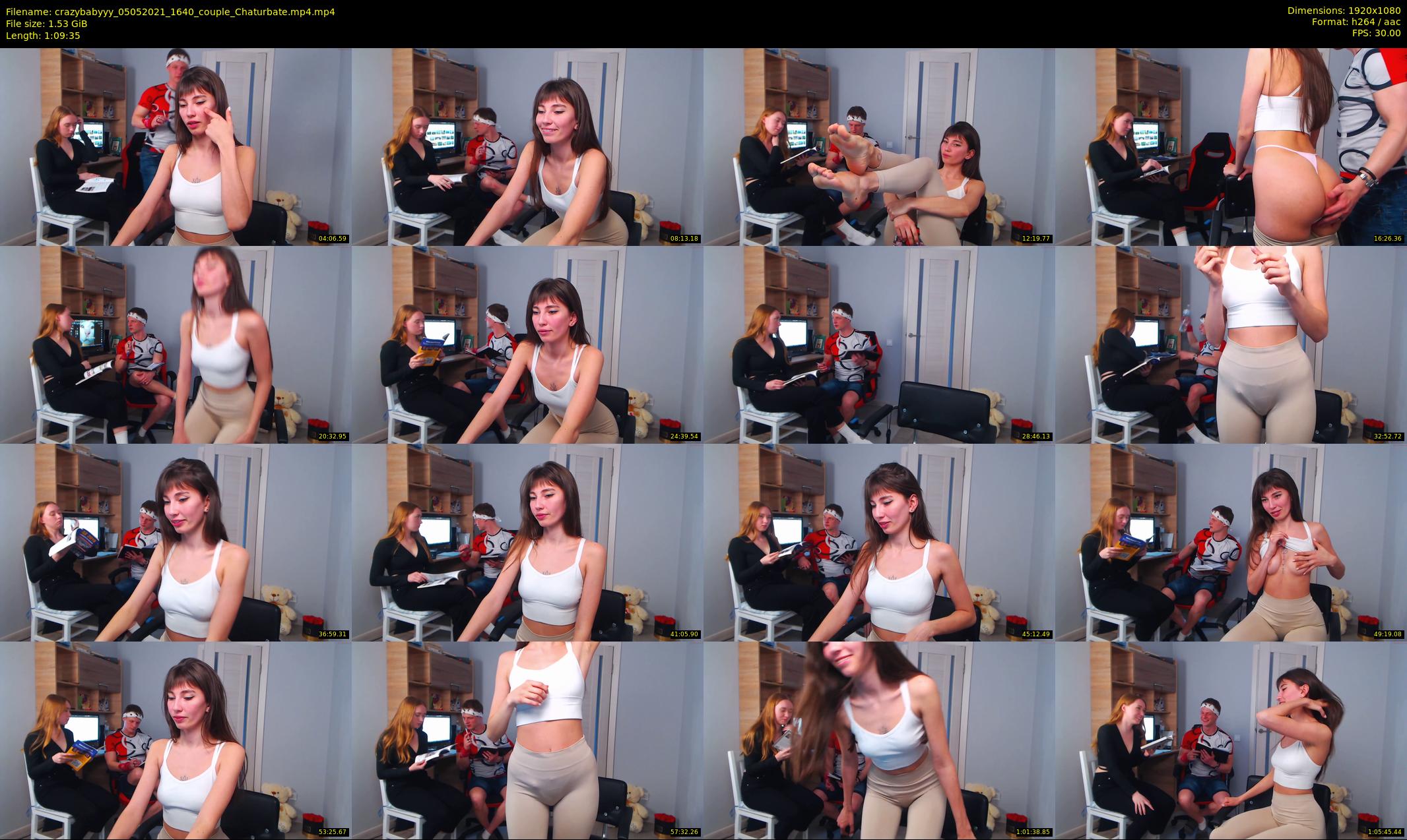 crazybabyyy — 70 minute Chaturbate couple cam show recording, 1080p, May 5, 2021
