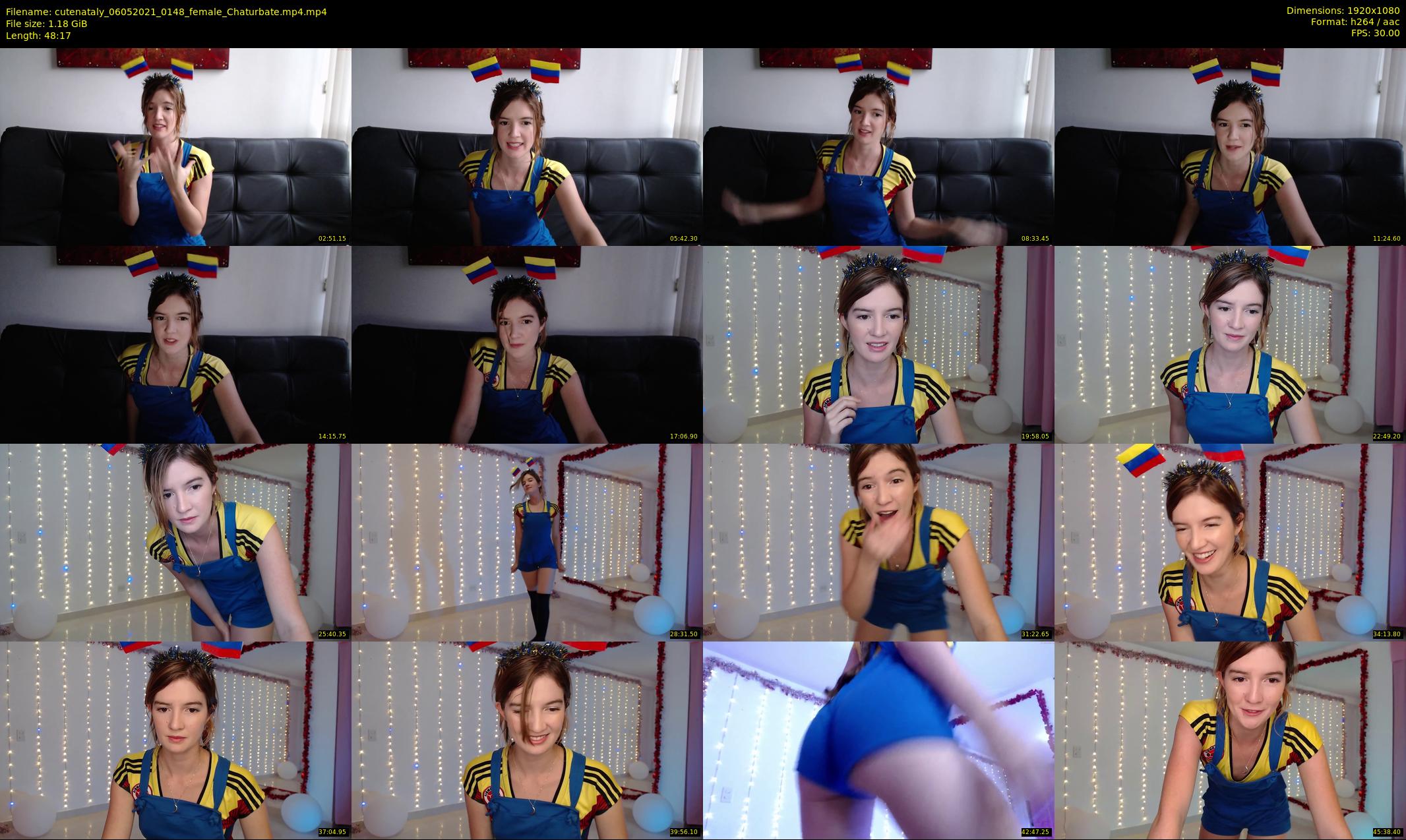 cutenataly — 49 minute Chaturbate female cam show recording, 1080p, May 6, 2021