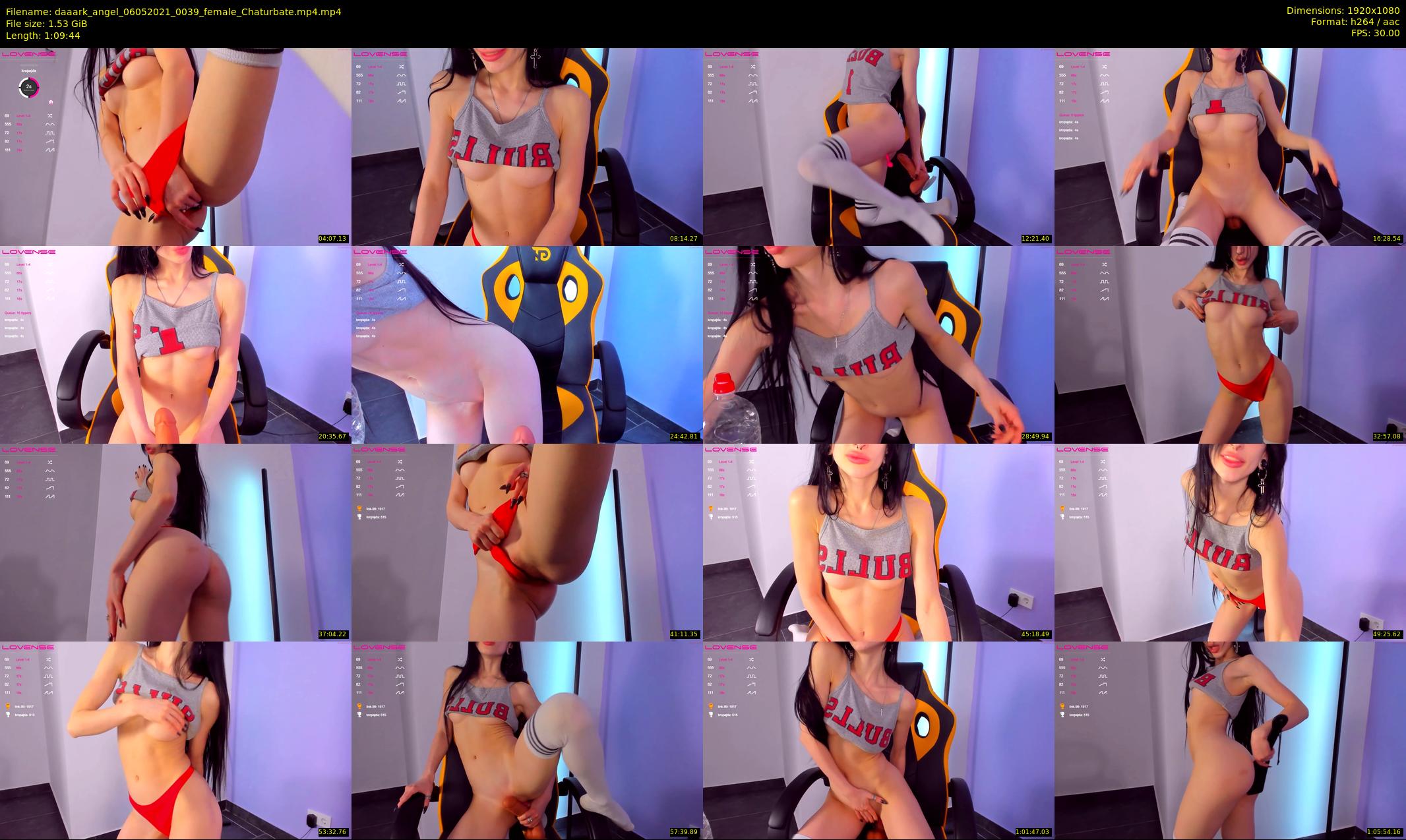 daaark_angel — 70 minute Chaturbate female cam show recording, 1080p, May 6, 2021
