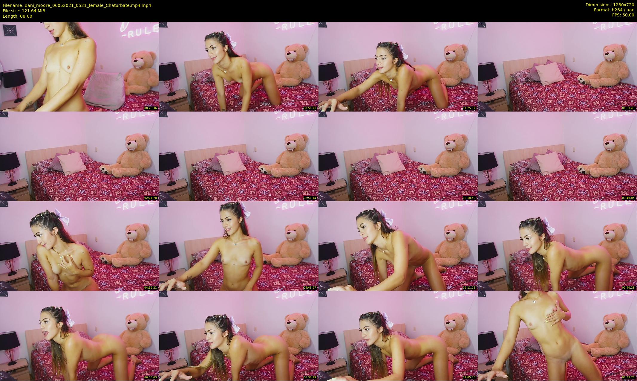 dani_moore — 8 minute Chaturbate female cam show recording, 720p, May 6, 2021