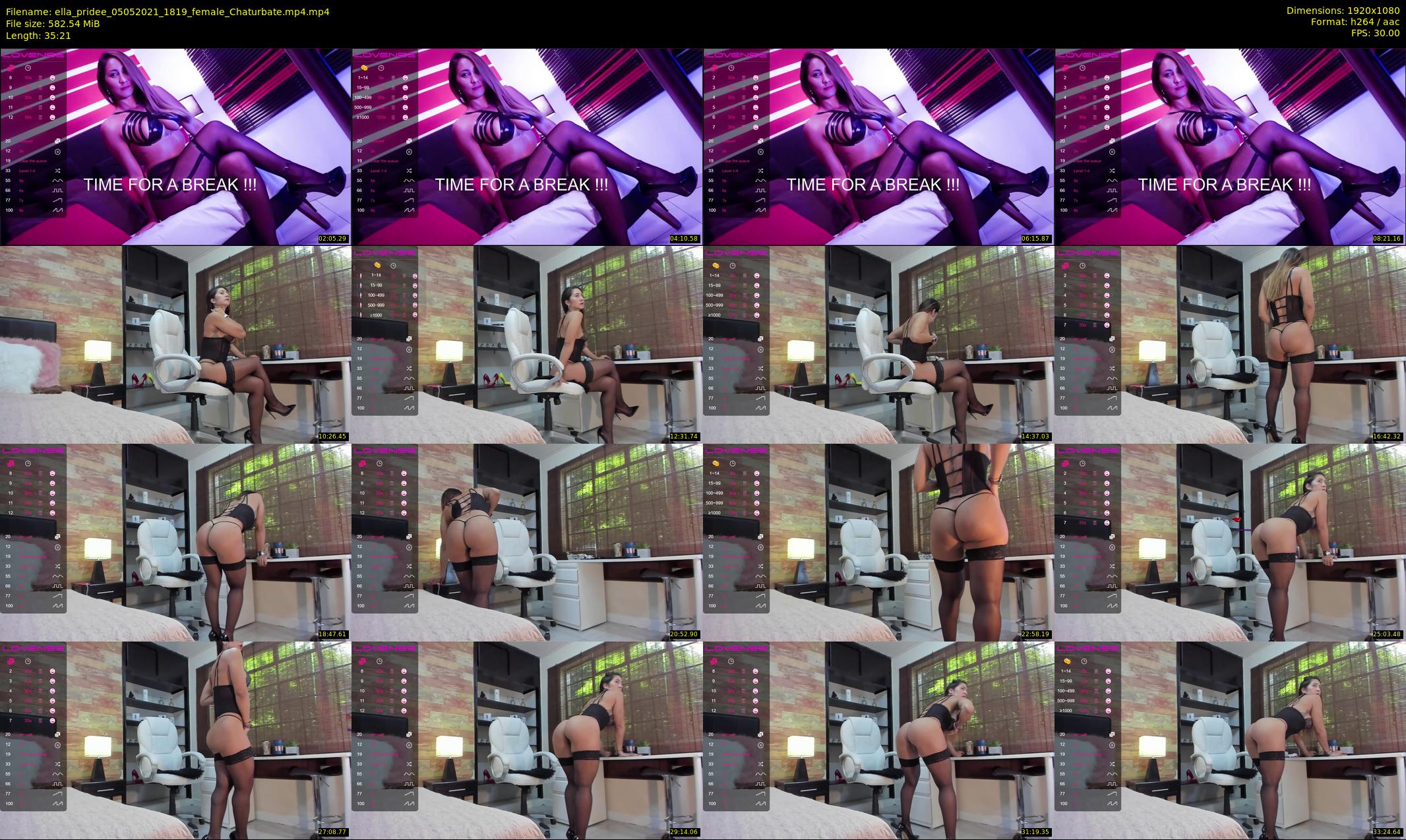 ella_pridee — 36 minute Chaturbate female cam show recording, 1080p, May 5, 2021