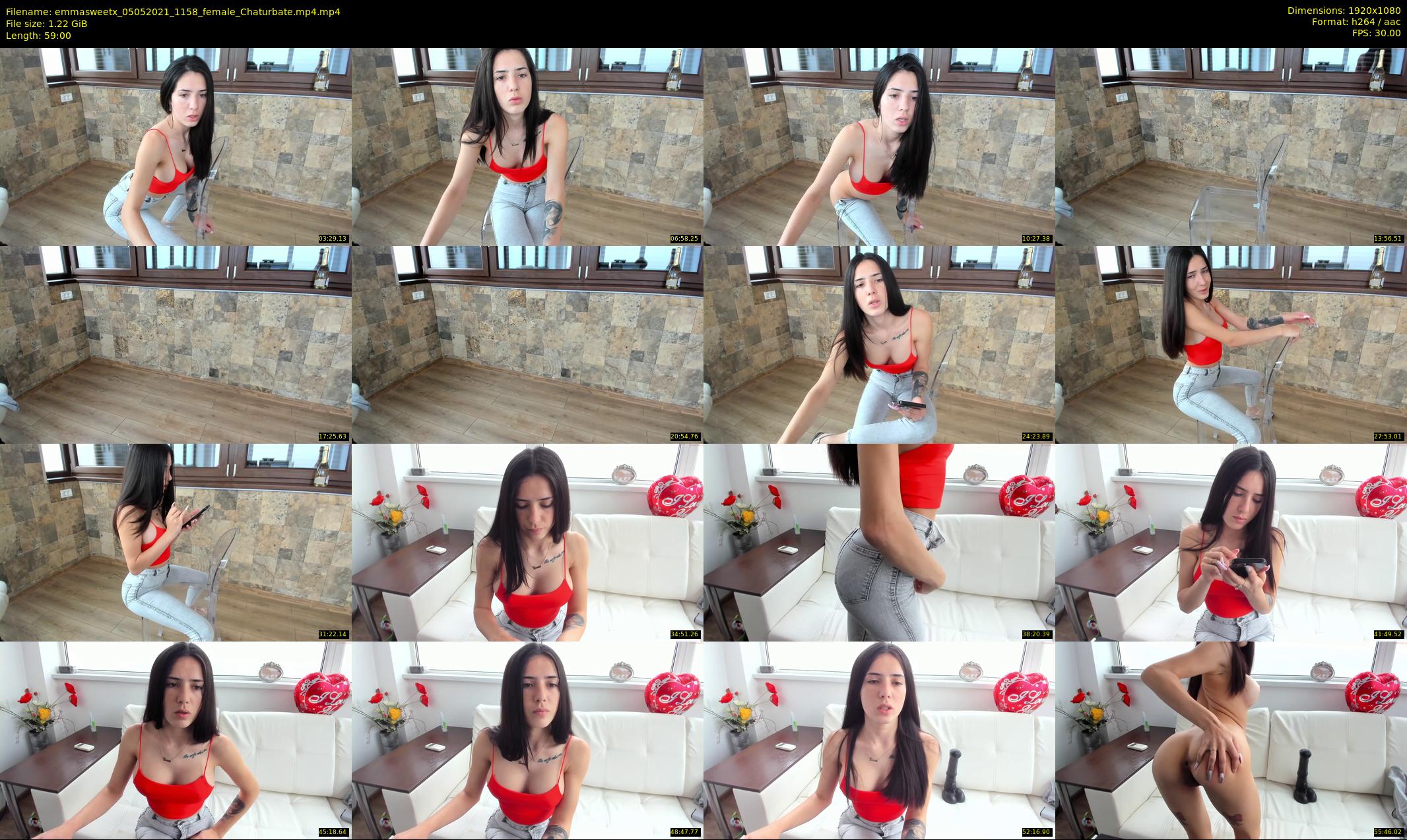 emmasweetx — 59 minute Chaturbate couple cam show recording, 1080p, May 5, 2021