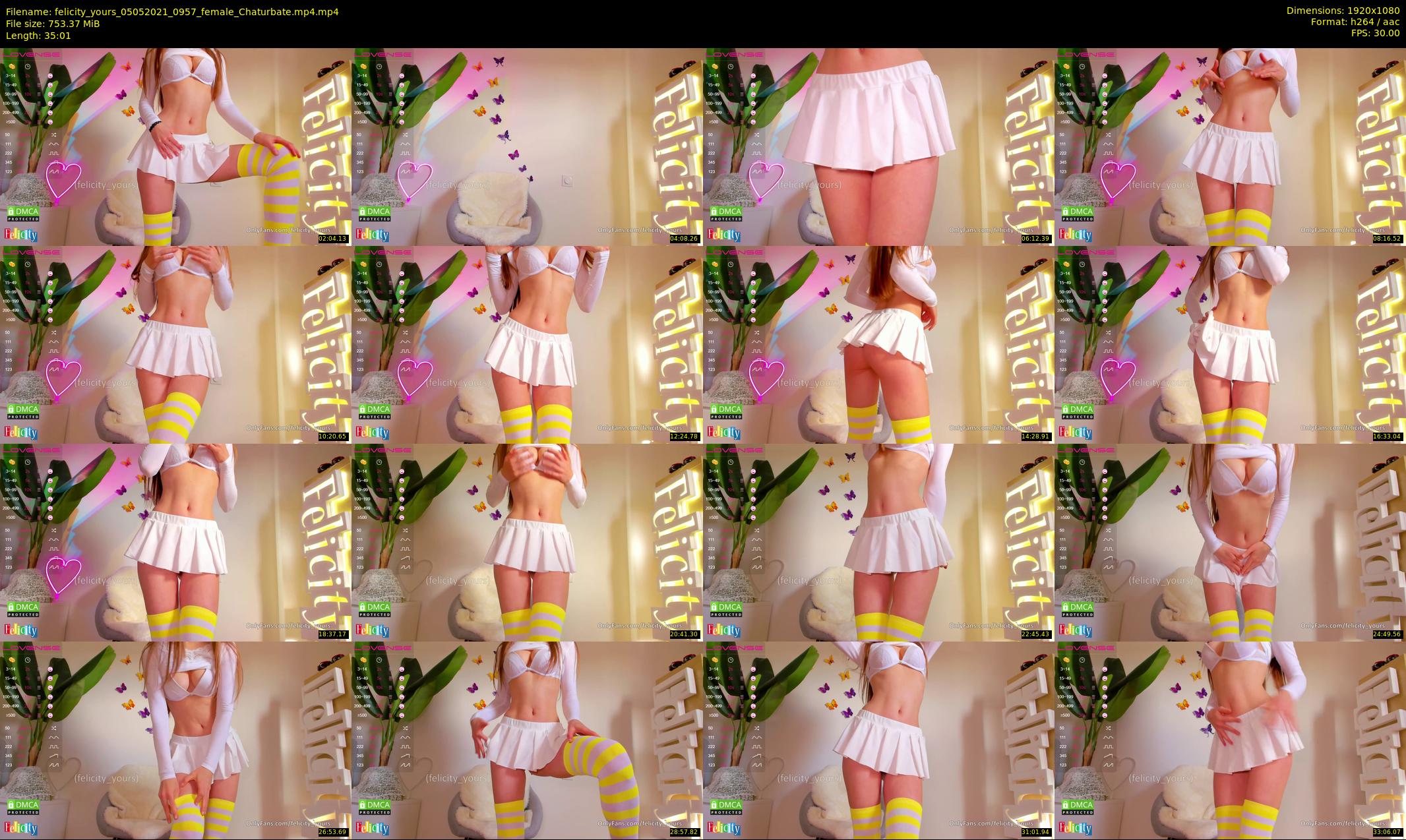 felicity_yours — 36 minute Chaturbate female cam show recording, 1080p, May 5, 2021