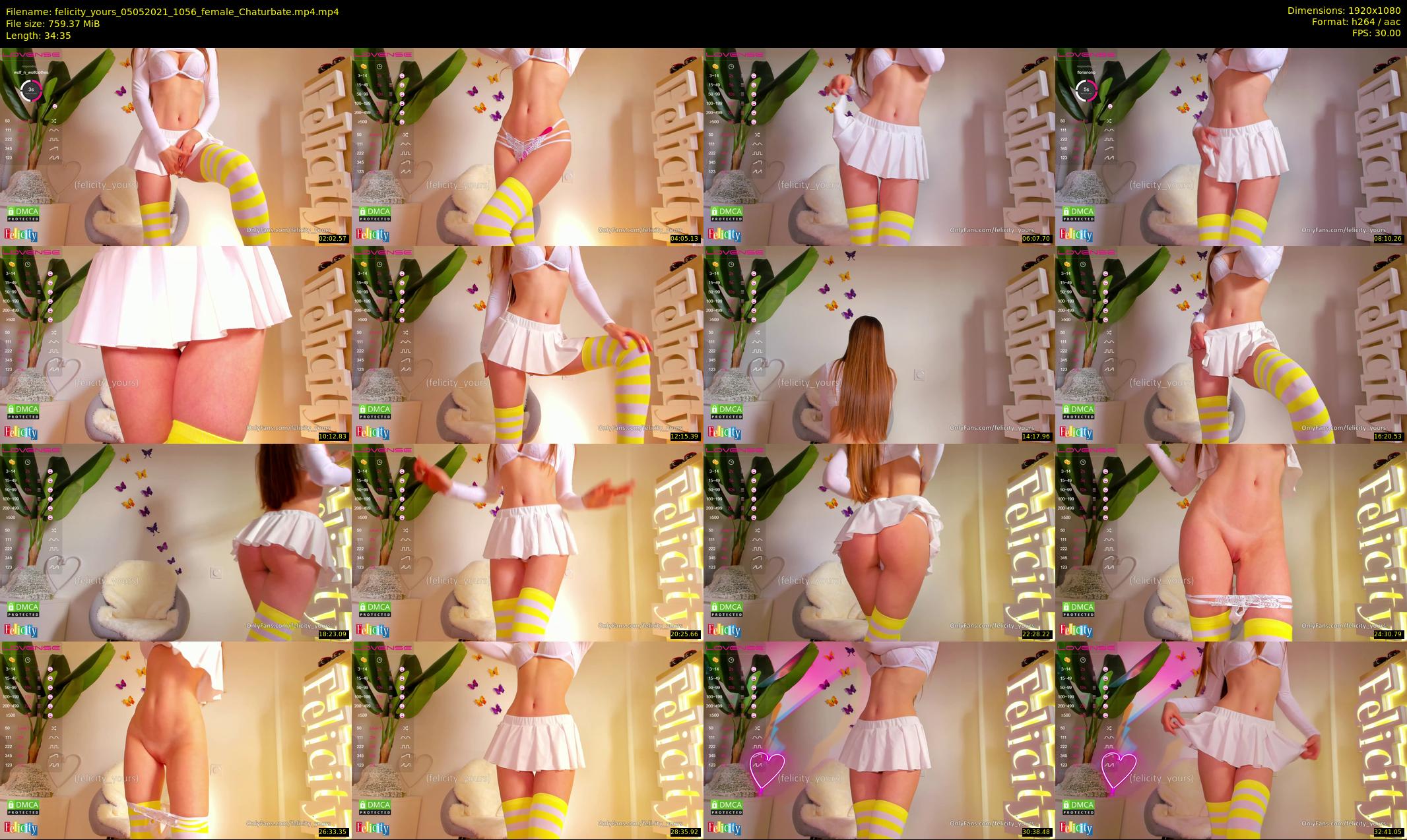 felicity_yours — 35 minute Chaturbate female cam show recording, 1080p, May 5, 2021