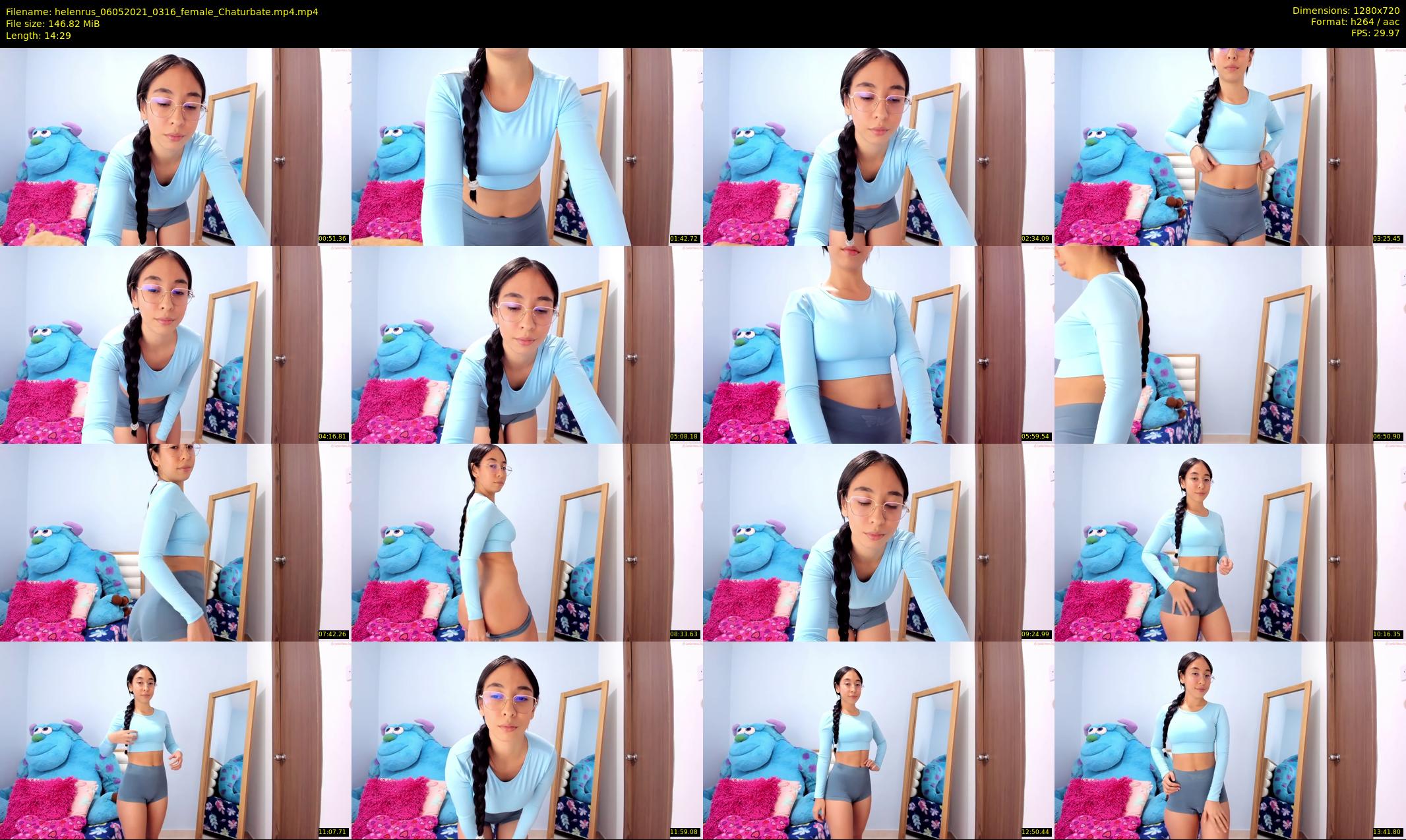 helenrus — 15 minute Chaturbate female cam show recording, 720p, May 6, 2021