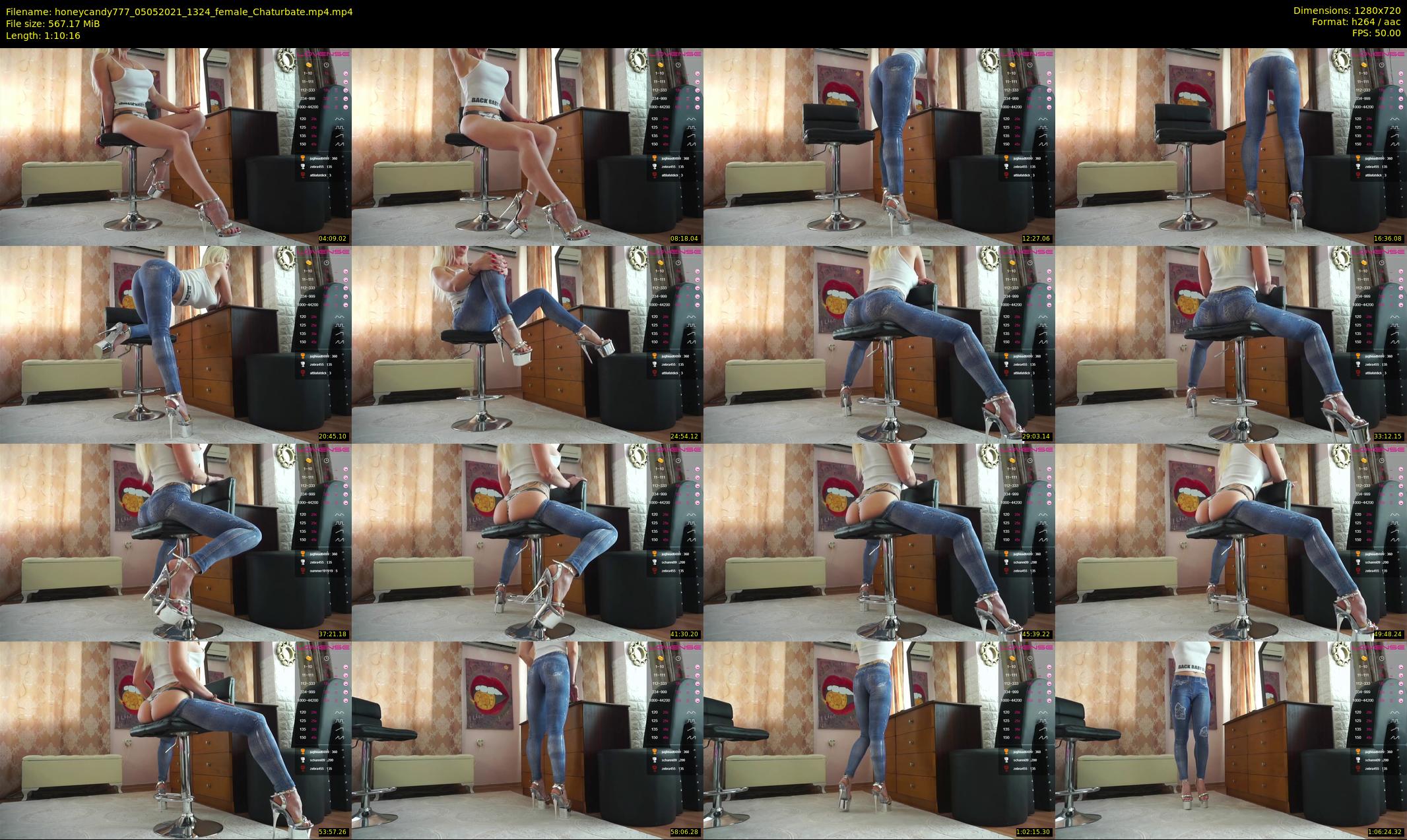 honeycandy777 — 71 minute Chaturbate couple cam show recording, 720p, May 5, 2021