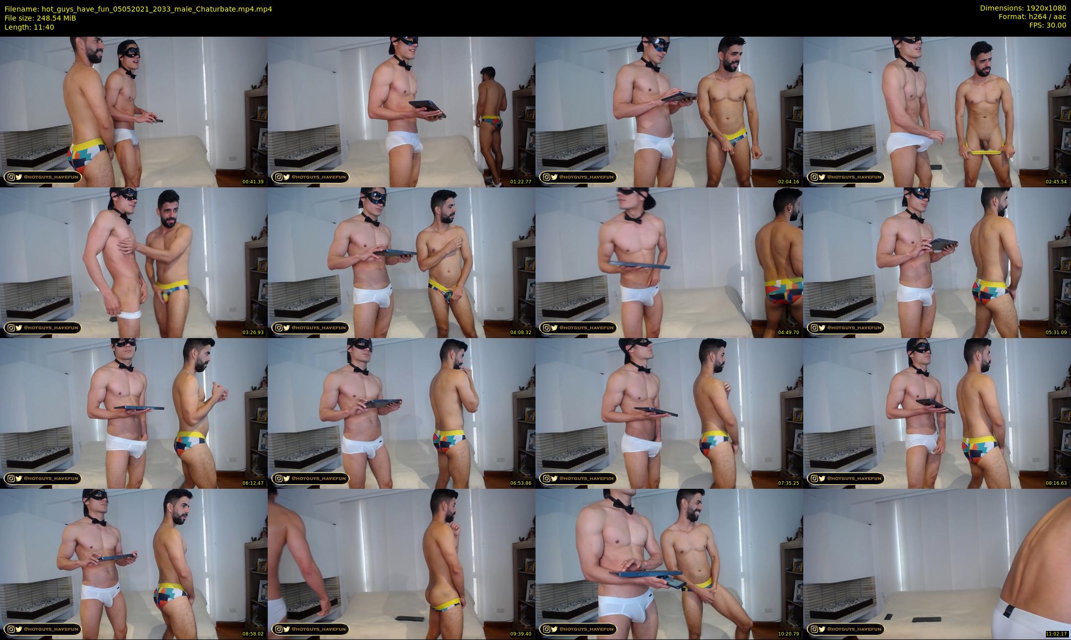 hot_guys_have_fun — 12 minute Chaturbate male cam show recording, 1080p, May 5, 2021