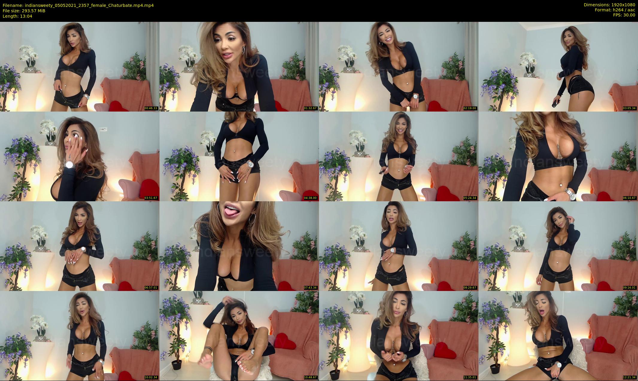indiansweety — 14 minute Chaturbate female cam show recording, 1080p, May 5, 2021