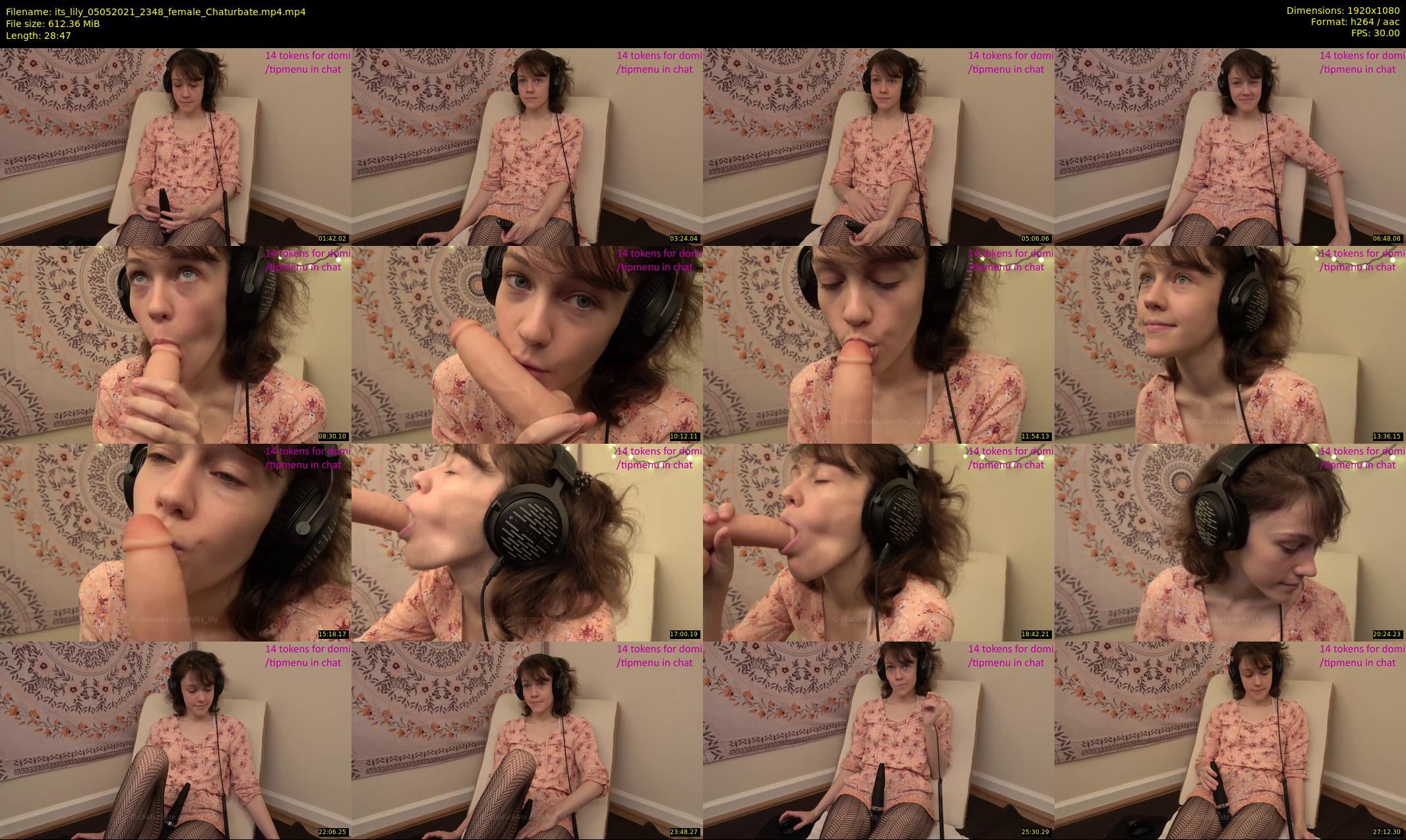 its_lily — 29 minute Chaturbate female cam show recording, 1080p, May 5, 2021