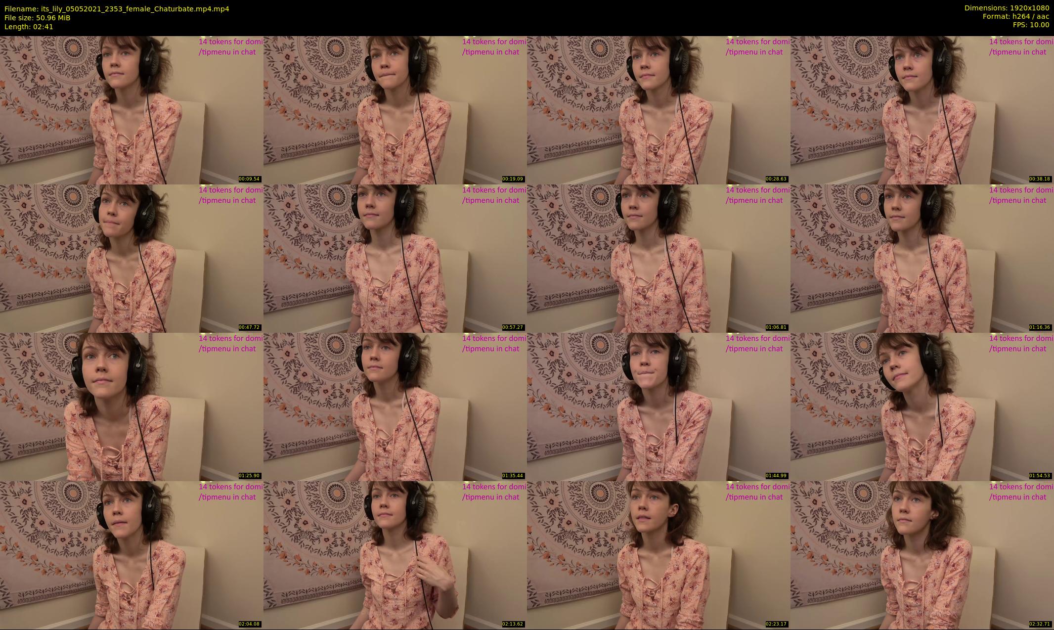 its_lily — 3 minute Chaturbate female cam show recording, 1080p, May 5, 2021
