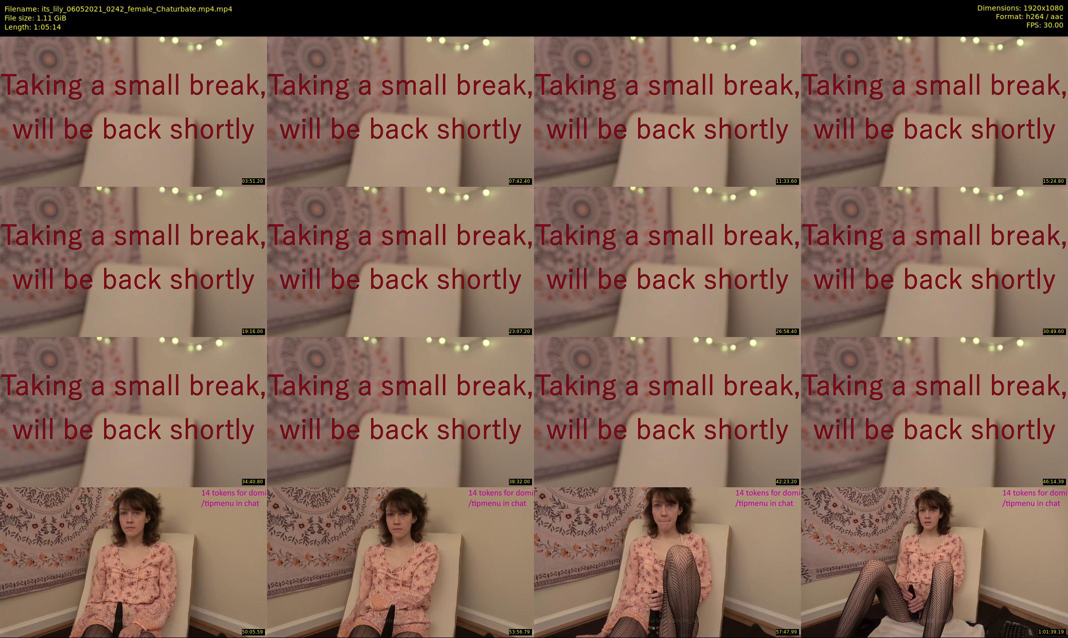 its_lily — 66 minute Chaturbate female cam show recording, 1080p, May 6, 2021