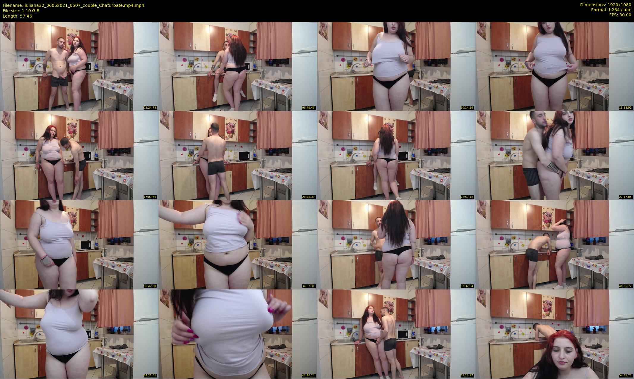 iuliana32 — 58 minute Chaturbate couple cam show recording, 1080p, May 6, 2021