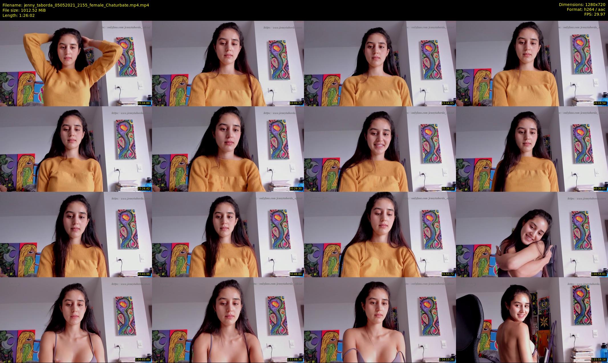 jenny_taborda — 87 minute Chaturbate female cam show recording, 720p, May 5, 2021