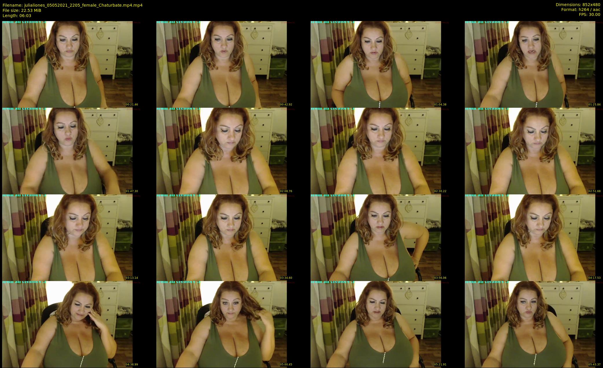 julialiones — 7 minute Chaturbate female cam show recording, 480p, May 5, 2021