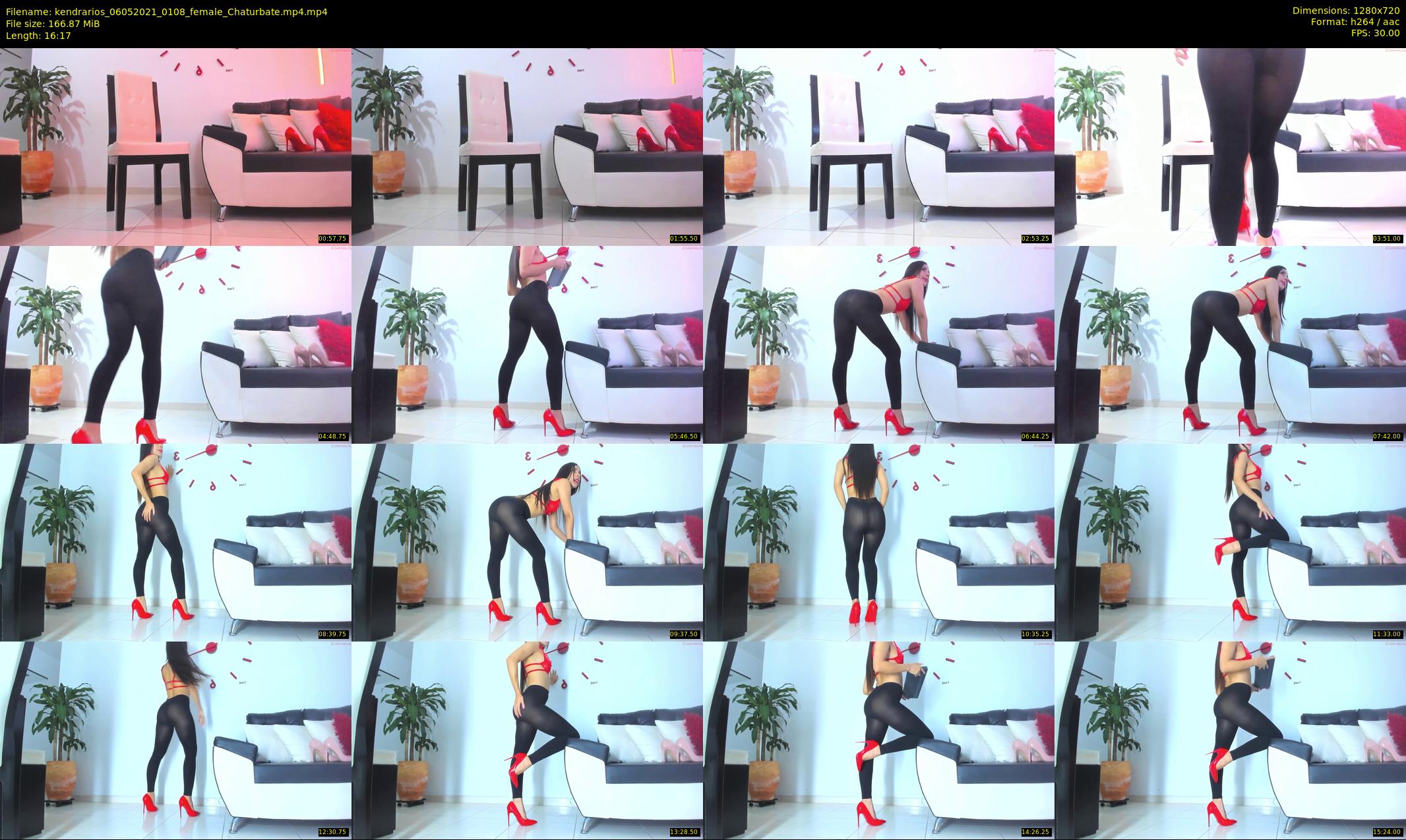 kendrarios — 17 minute Chaturbate female cam show recording, 720p, May 6, 2021