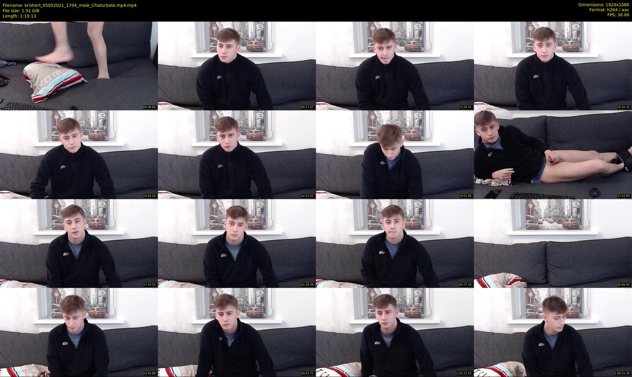 krishort — 71 minute Chaturbate male cam show recording, 1080p, May 5, 2021