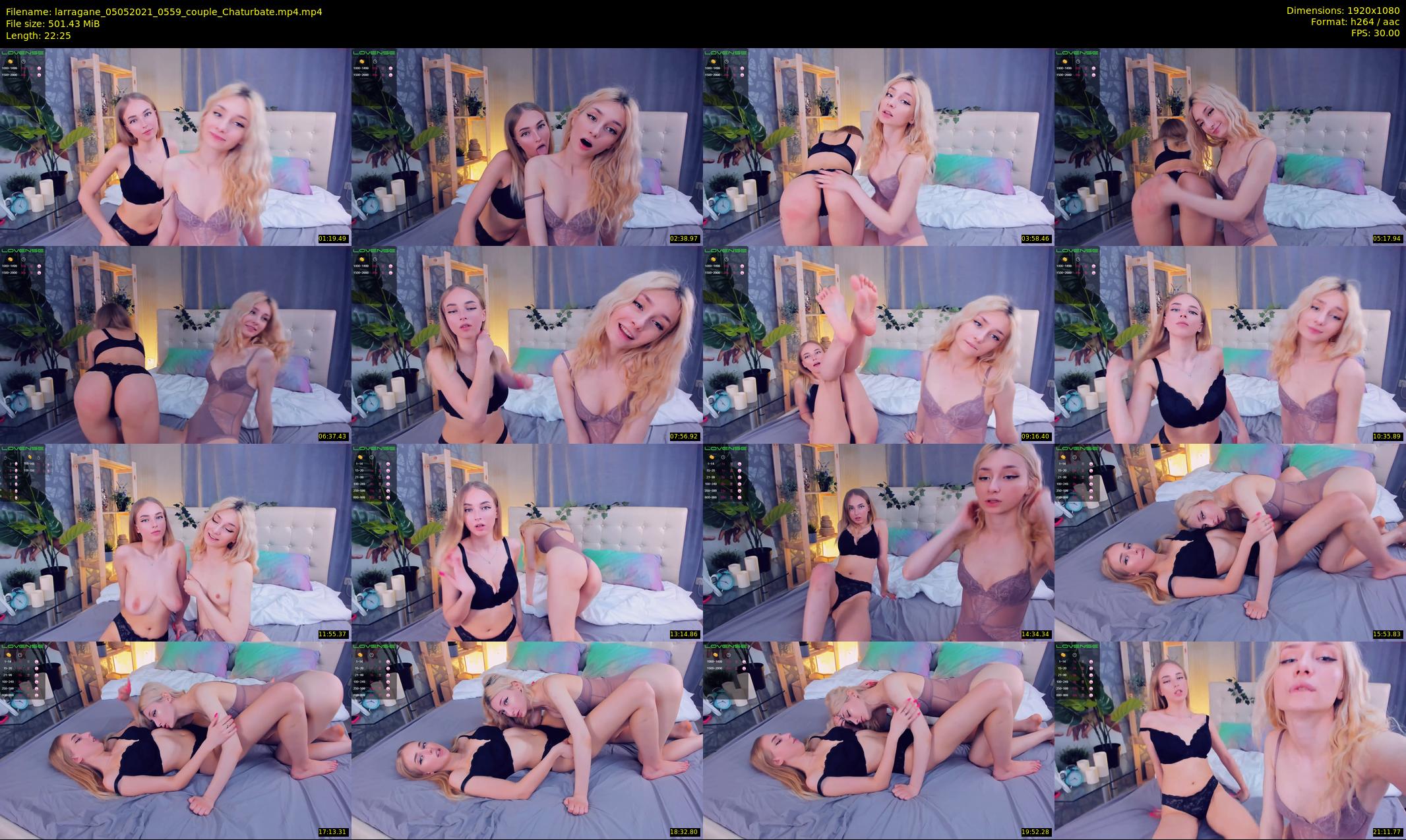 larragane — 23 minute Chaturbate couple cam show recording, 1080p, May 5, 2021