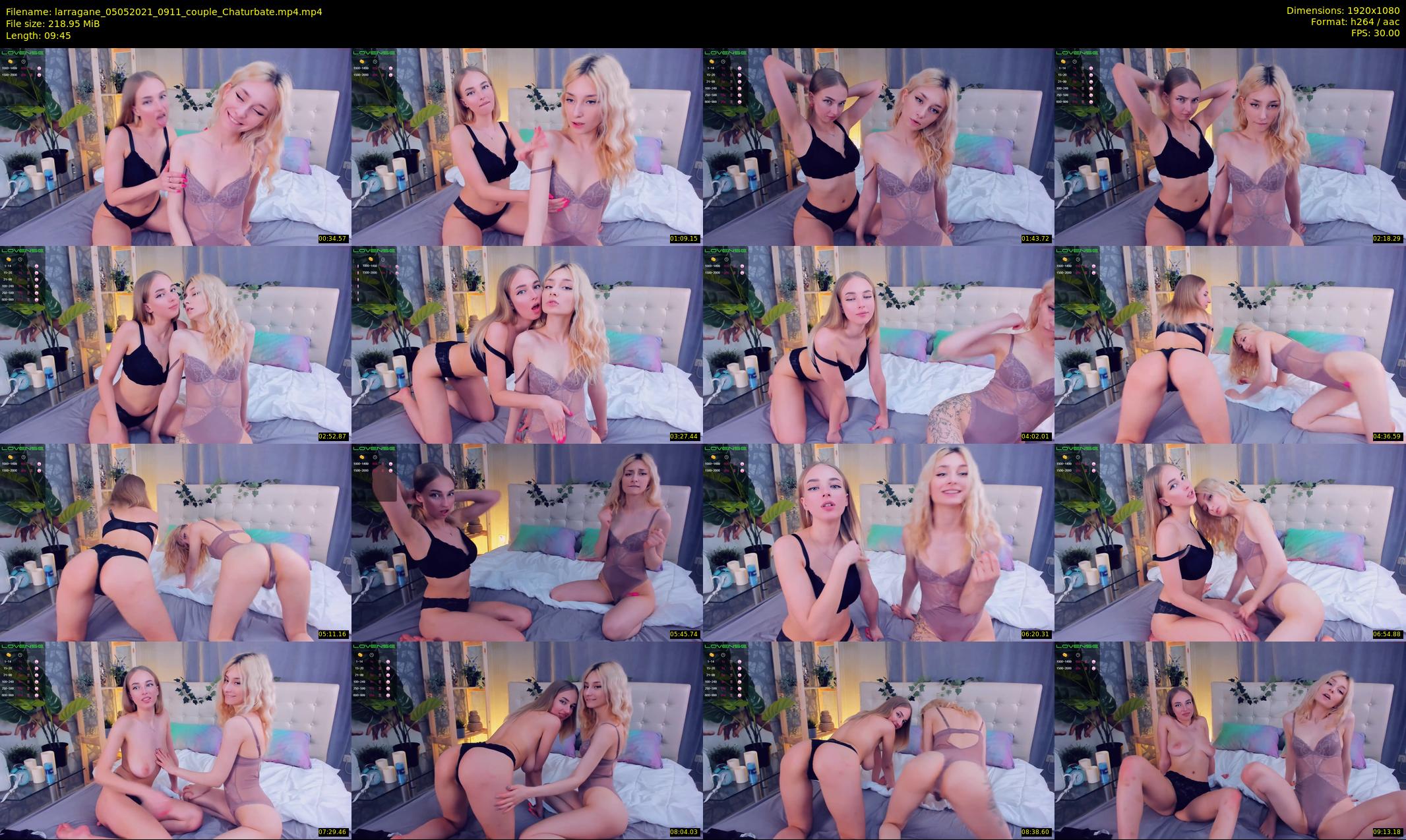 larragane — 10 minute Chaturbate couple cam show recording, 1080p, May 5, 2021