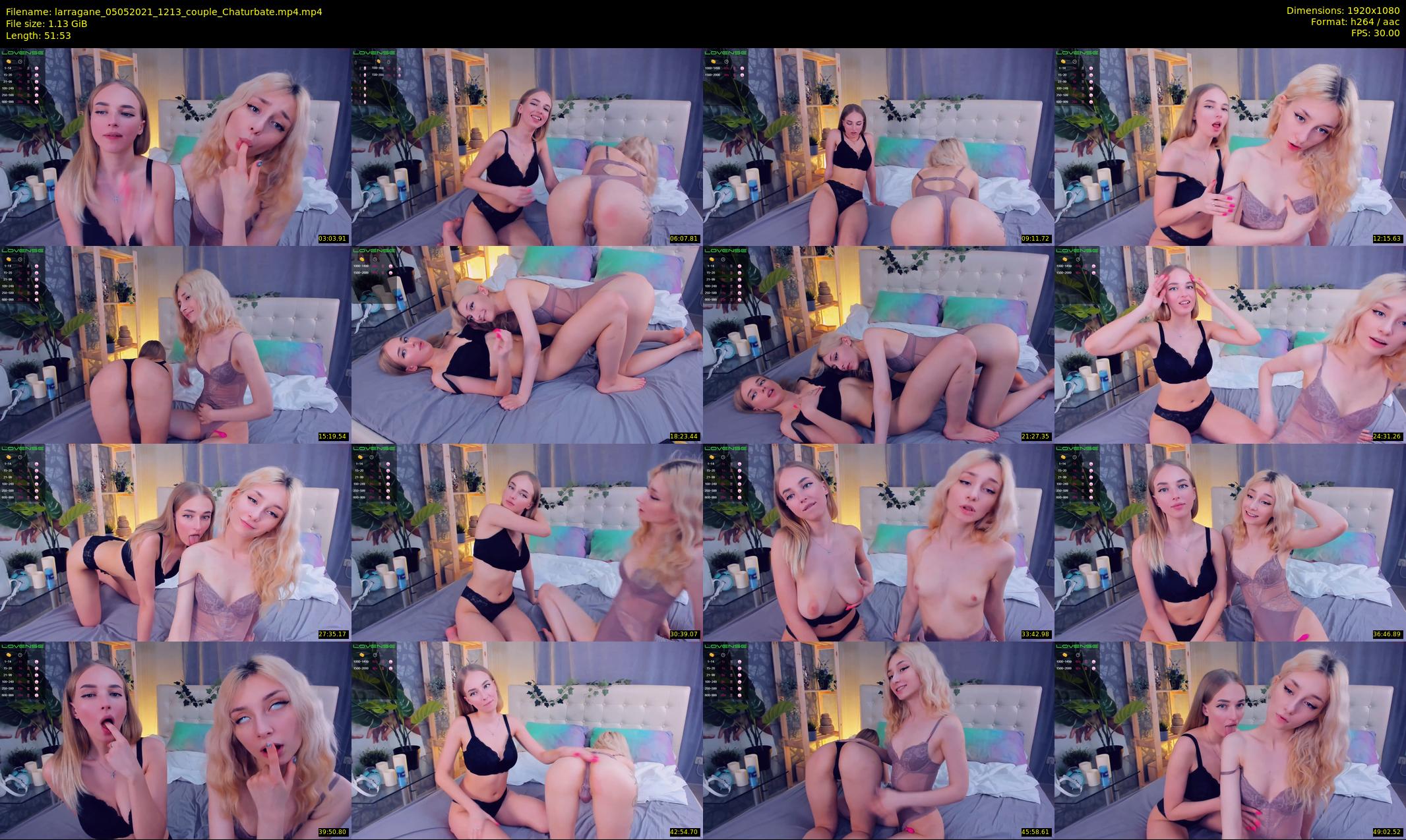 larragane — 52 minute Chaturbate couple cam show recording, 1080p, May 5, 2021