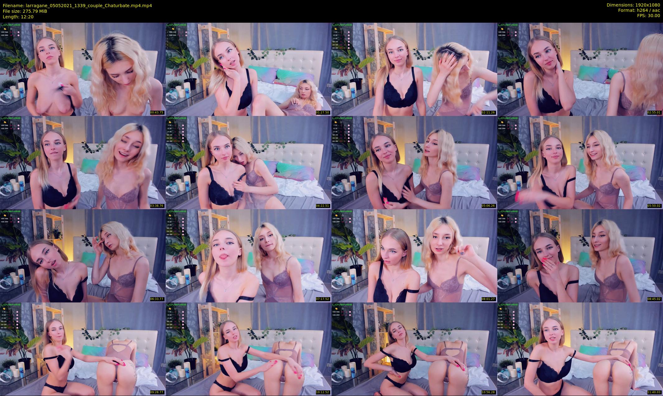 larragane — 13 minute Chaturbate couple cam show recording, 1080p, May 5, 2021