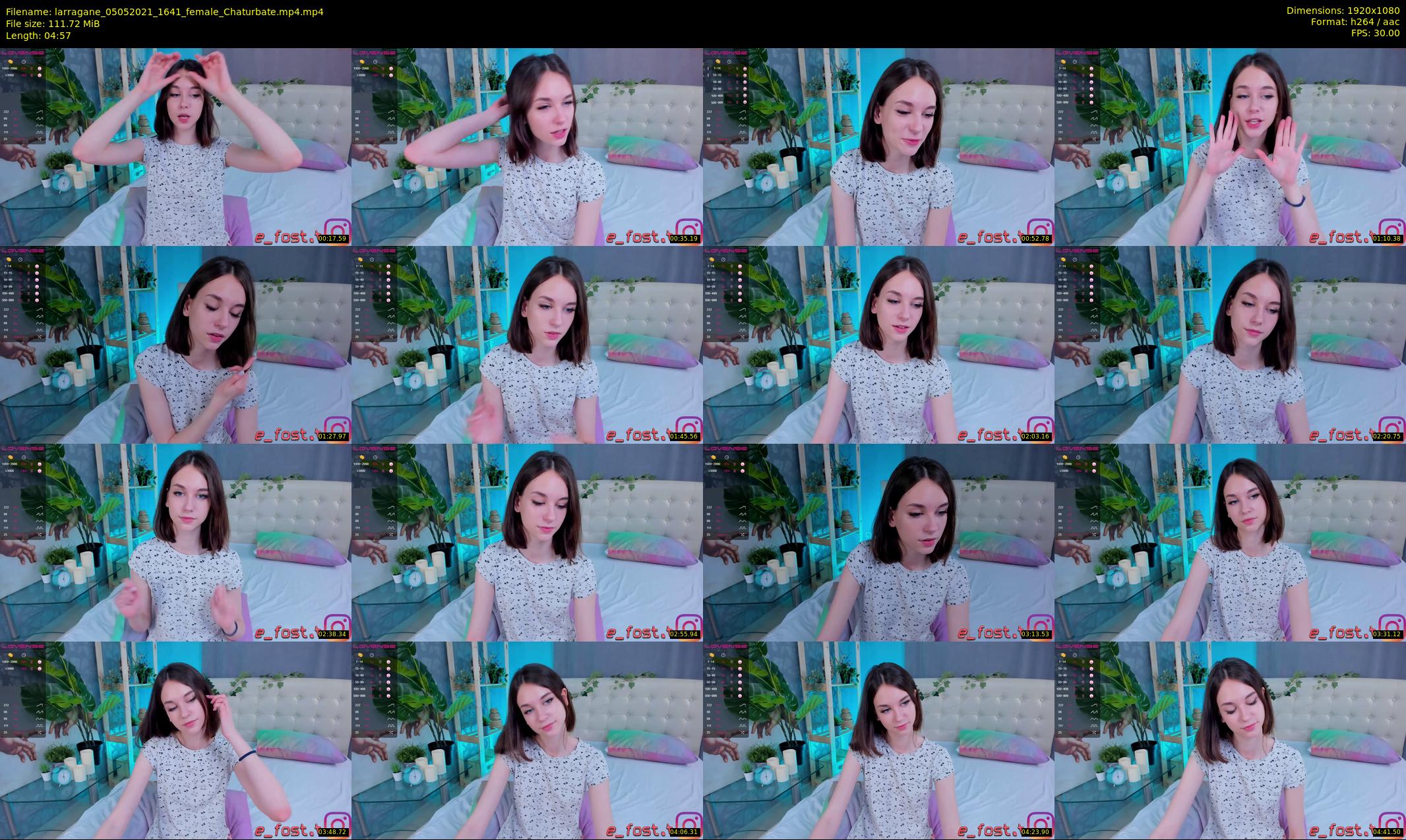 larragane — 5 minute Chaturbate couple cam show recording, 1080p, May 5, 2021