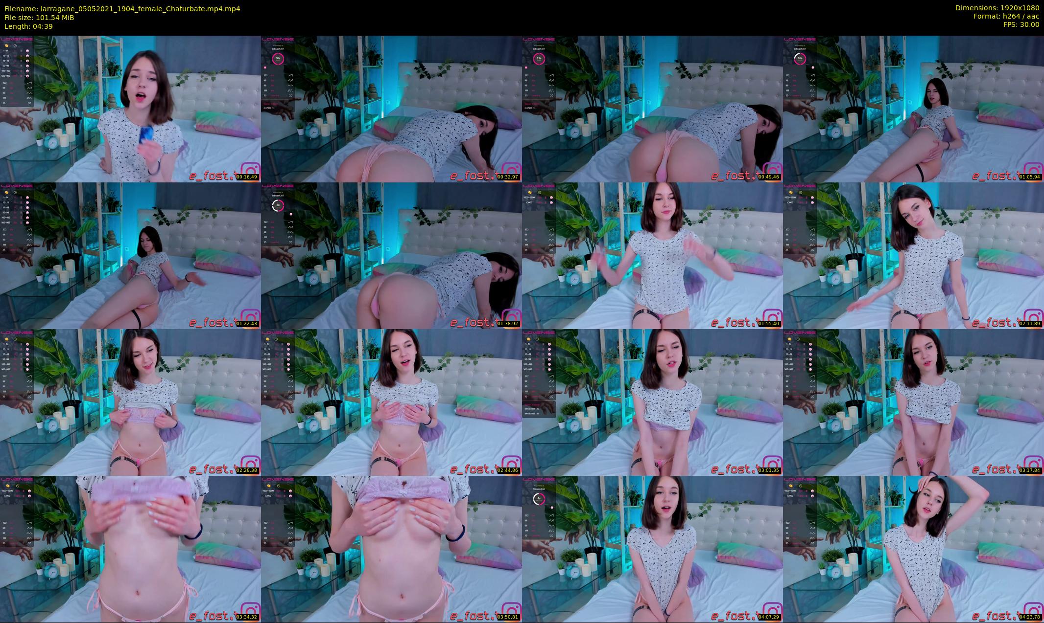 larragane — 5 minute Chaturbate couple cam show recording, 1080p, May 5, 2021