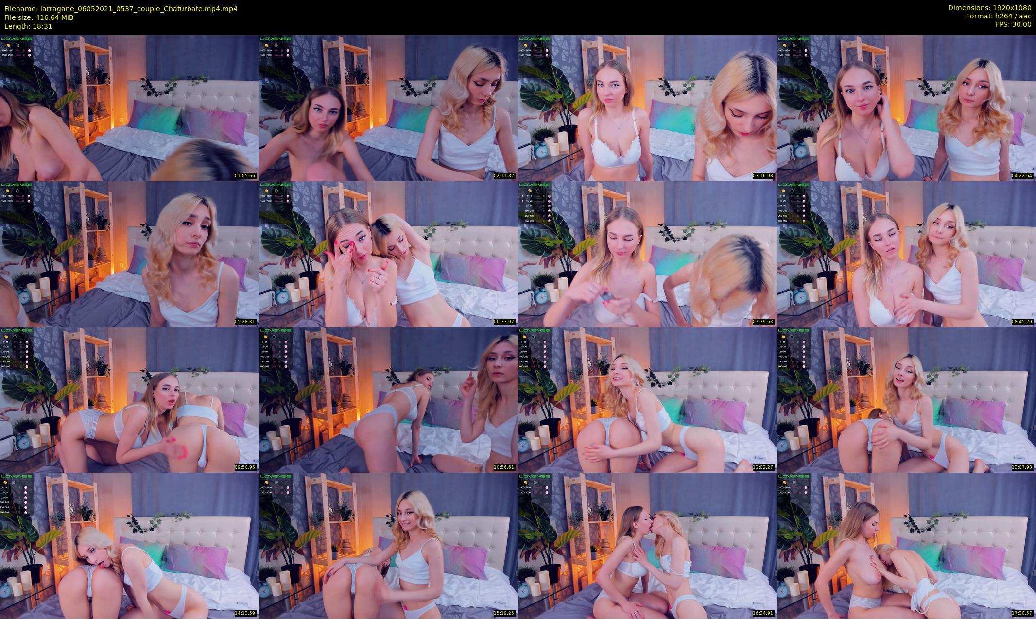 larragane — 19 minute Chaturbate couple cam show recording, 1080p, May 6, 2021
