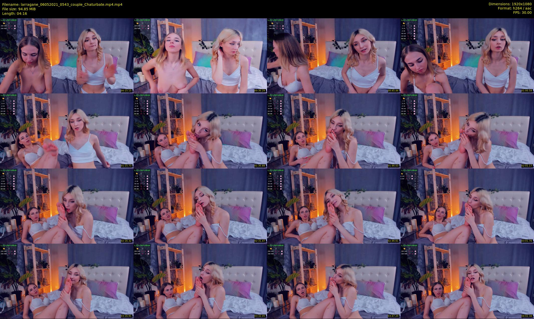 larragane — 5 minute Chaturbate couple cam show recording, 1080p, May 6, 2021