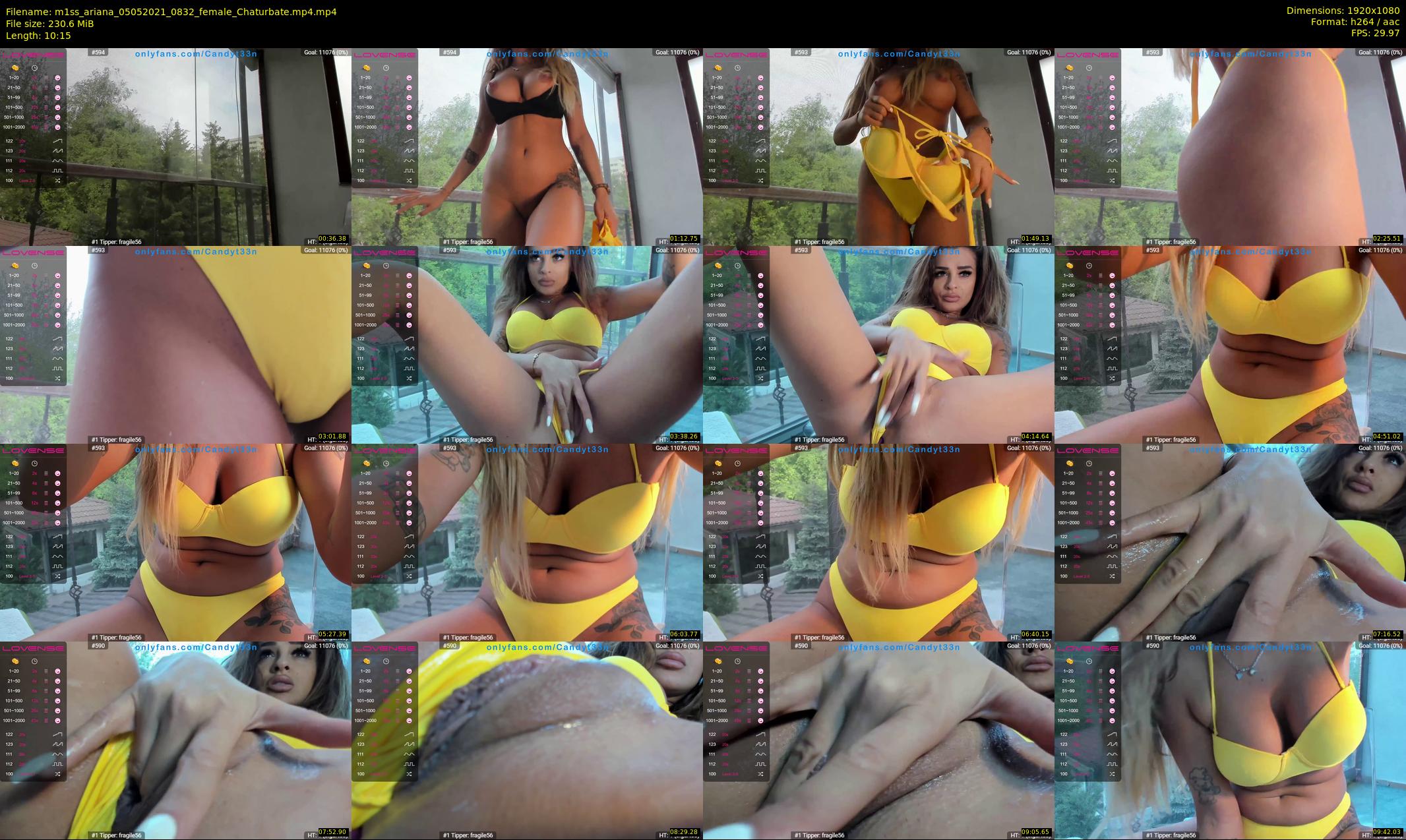 m1ss_ariana — 11 minute Chaturbate female cam show recording, 1080p, May 5, 2021
