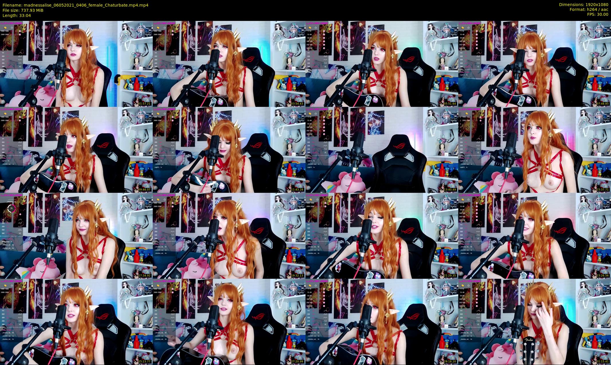 madnessalise — 34 minute Chaturbate female cam show recording, 1080p, May 6, 2021