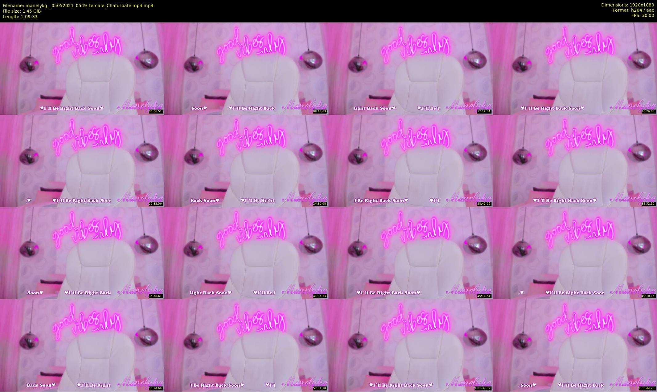 manelykg_ — 70 minute Chaturbate female cam show recording, 1080p, May 5, 2021