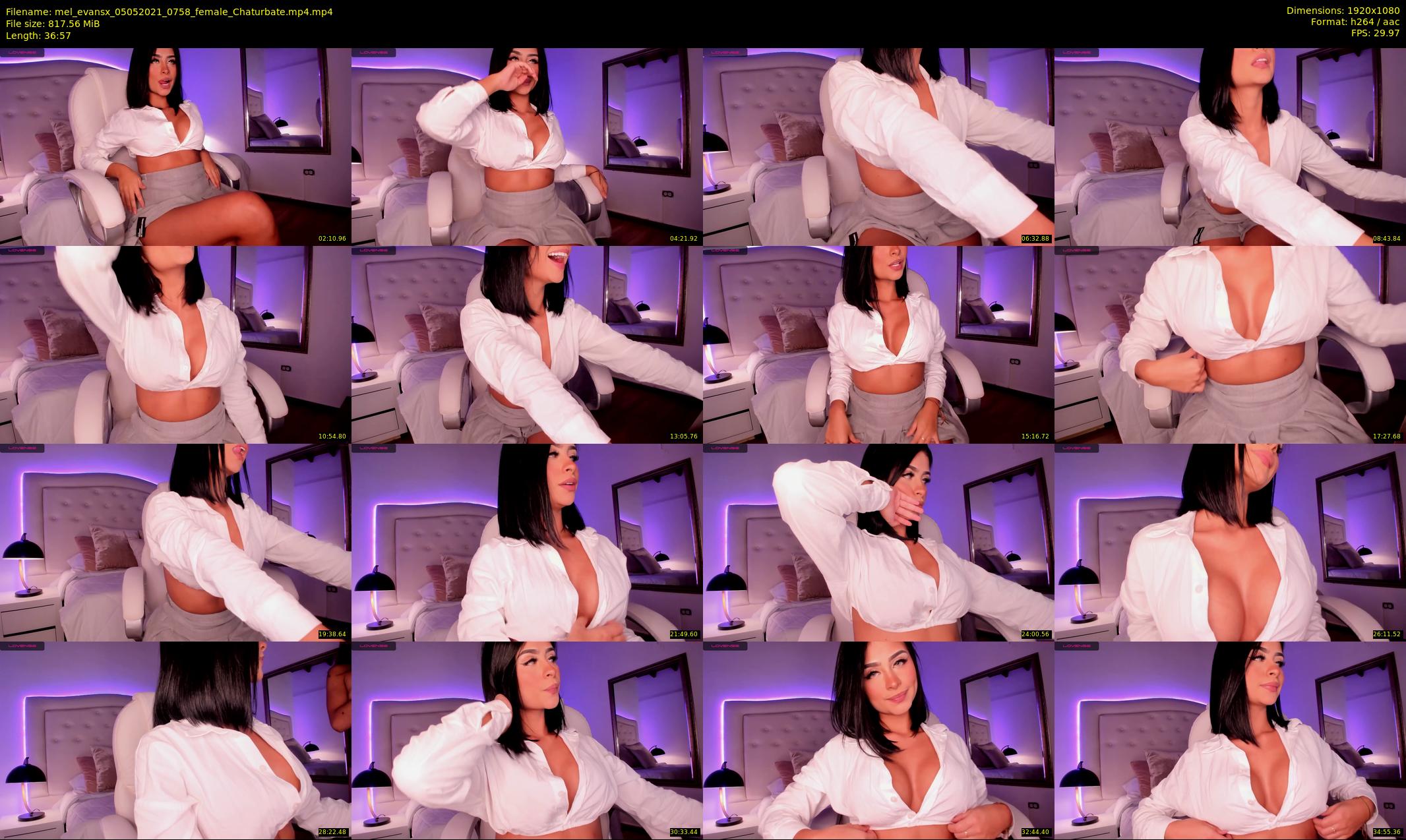 mel_evansx — 37 minute Chaturbate female cam show recording, 1080p, May 5, 2021