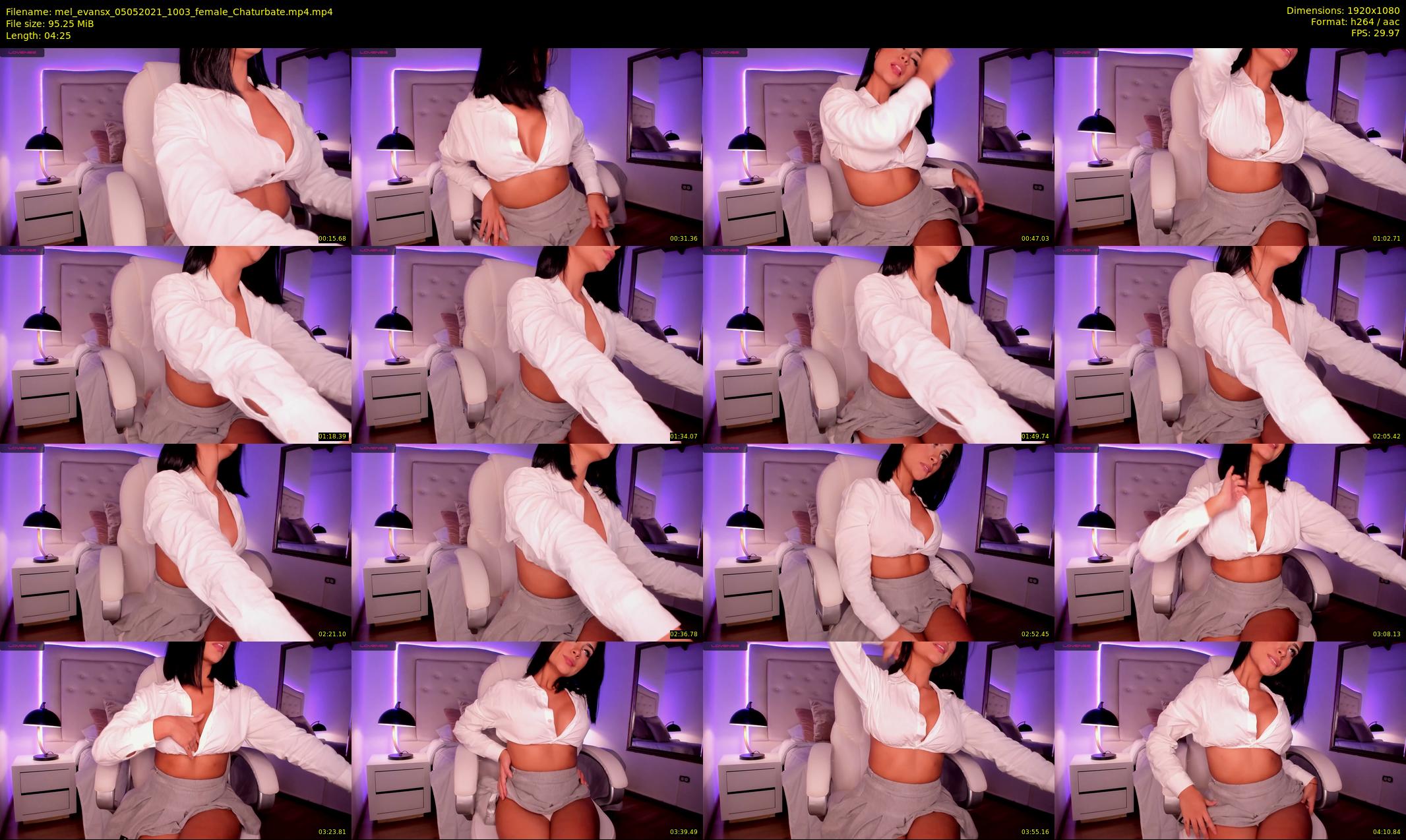 mel_evansx — 5 minute Chaturbate female cam show recording, 1080p, May 5, 2021