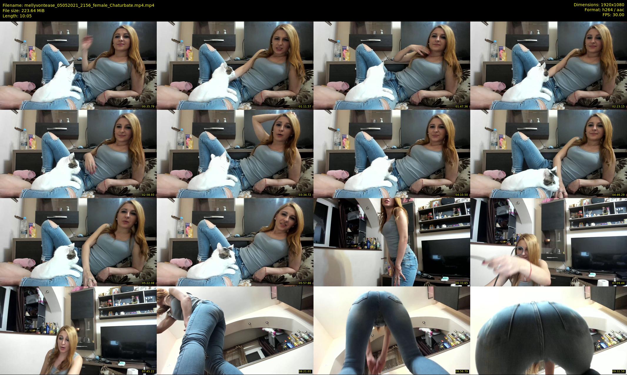mellyvontease — 11 minute Chaturbate female cam show recording, 1080p, May 5, 2021