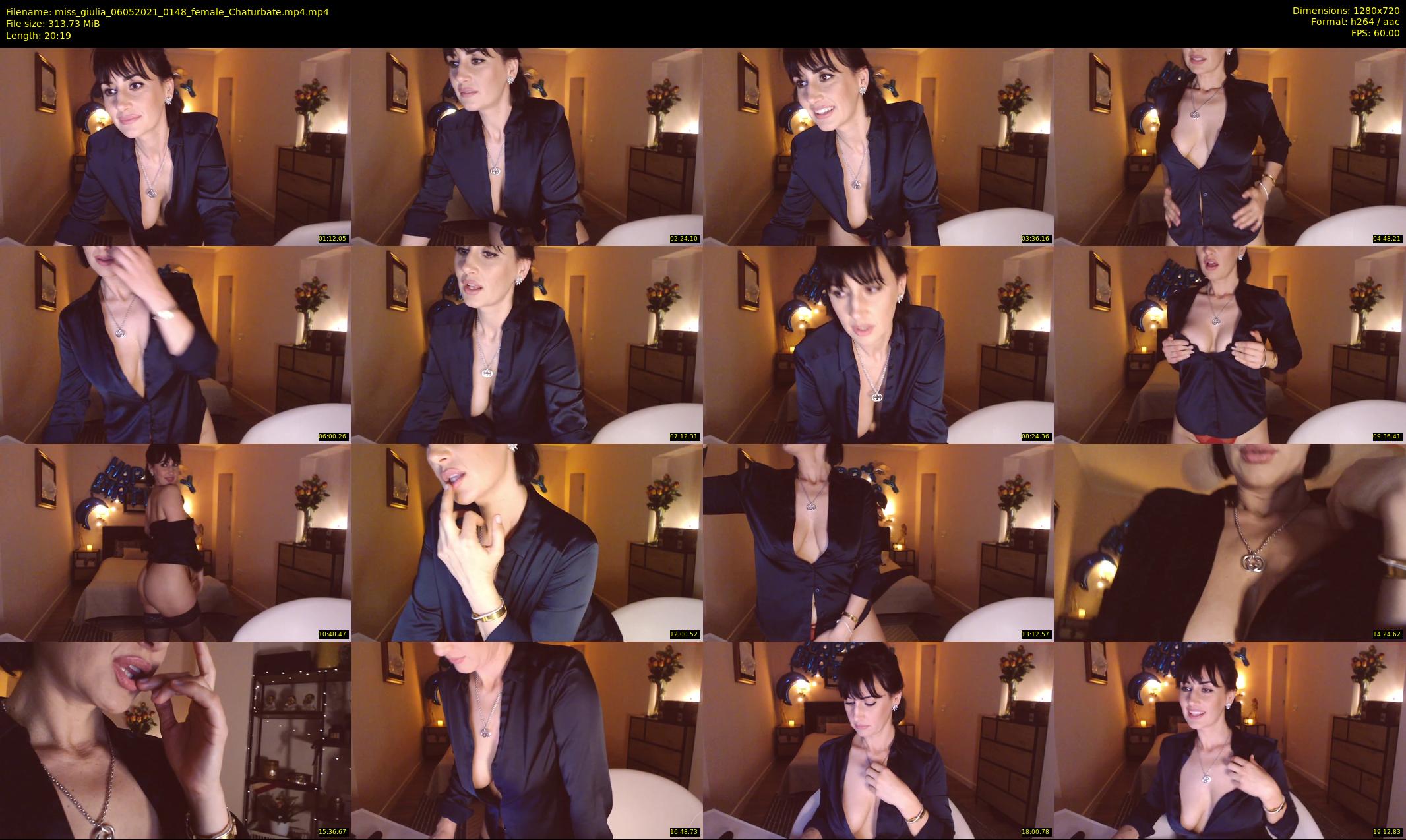 miss_giulia — 21 minute Chaturbate female cam show recording, 720p, May 6, 2021