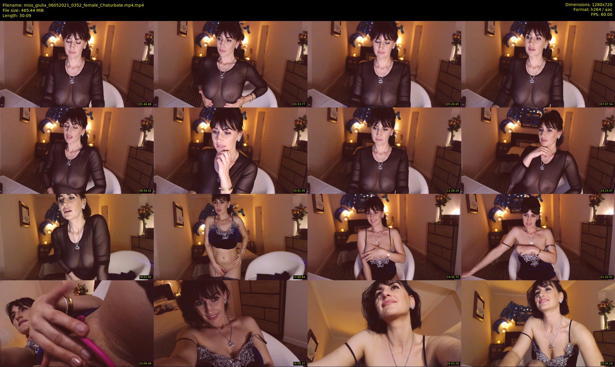 miss_giulia — 31 minute Chaturbate female cam show recording, 720p, May 6, 2021