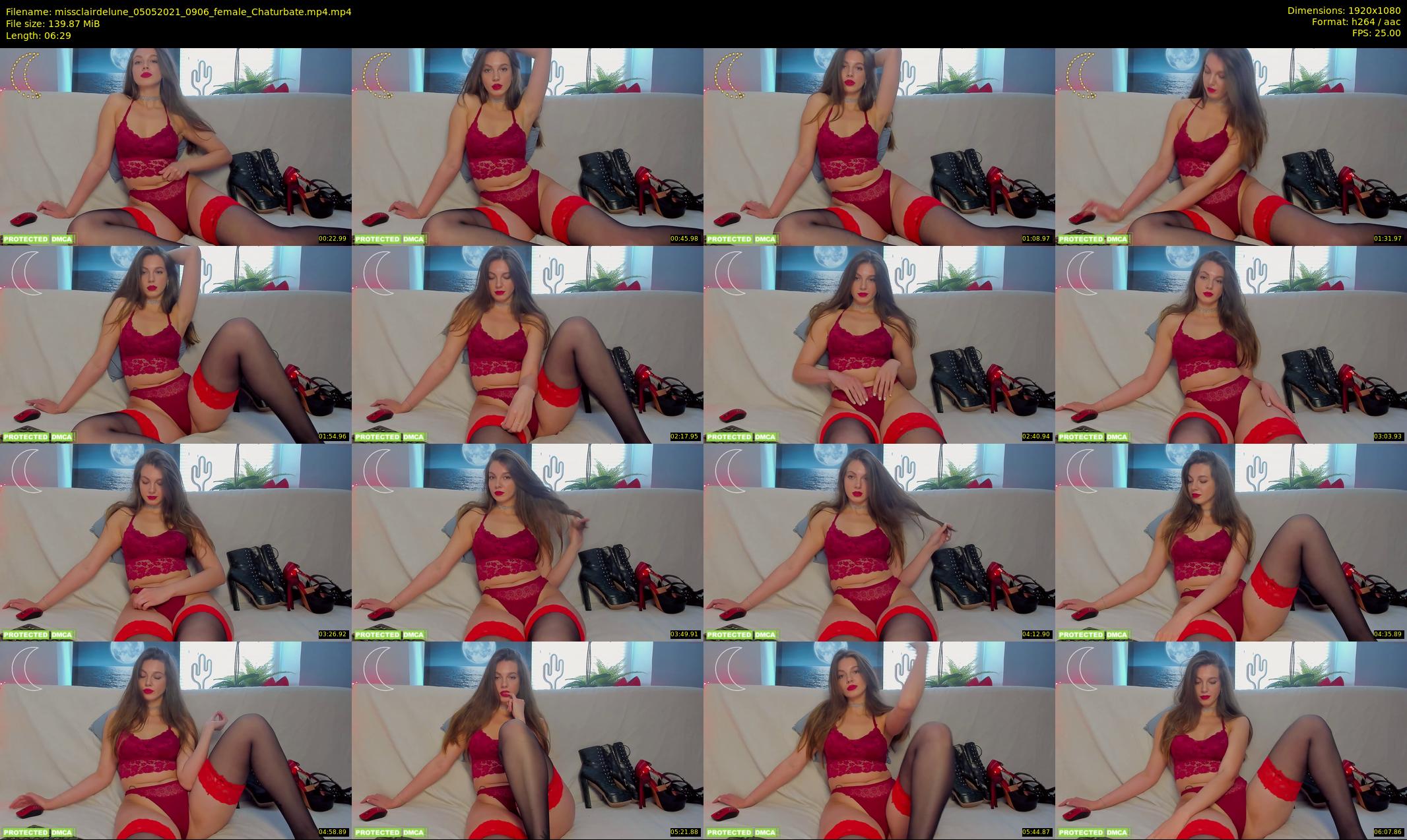 missclairdelune — 7 minute Chaturbate female cam show recording, 1080p, May 5, 2021