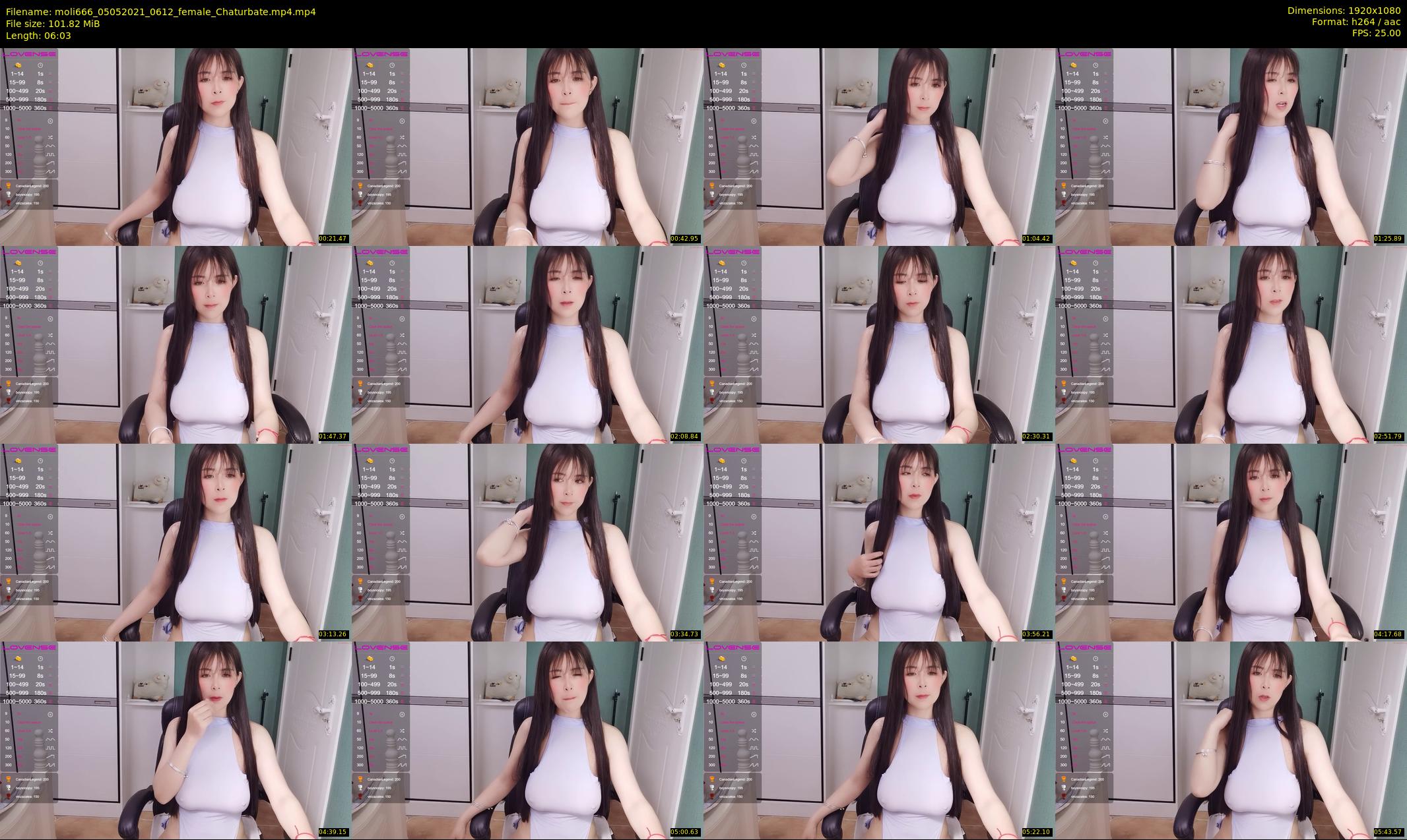 moli666 — 7 minute Chaturbate female cam show recording, 1080p, May 5, 2021