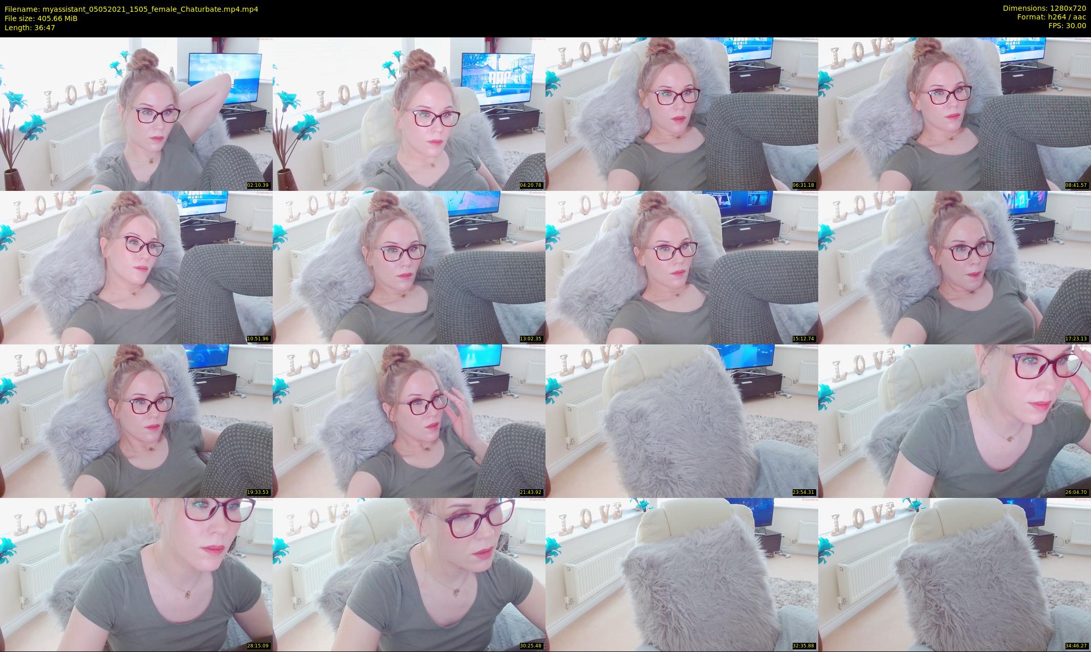 myassistant — 37 minute Chaturbate female cam show recording, 720p, May 5, 2021