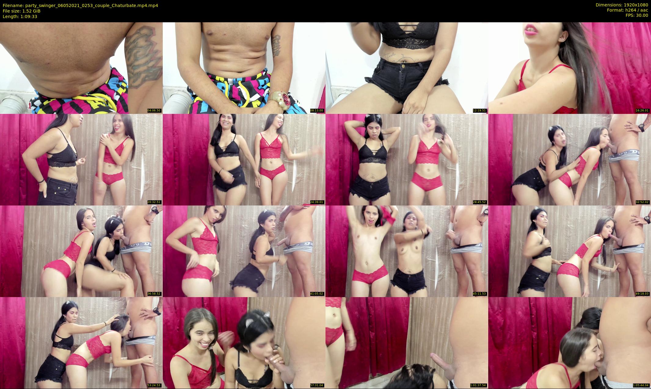 party_swinger — 70 minute Chaturbate couple cam show recording, 1080p, May 6, 2021