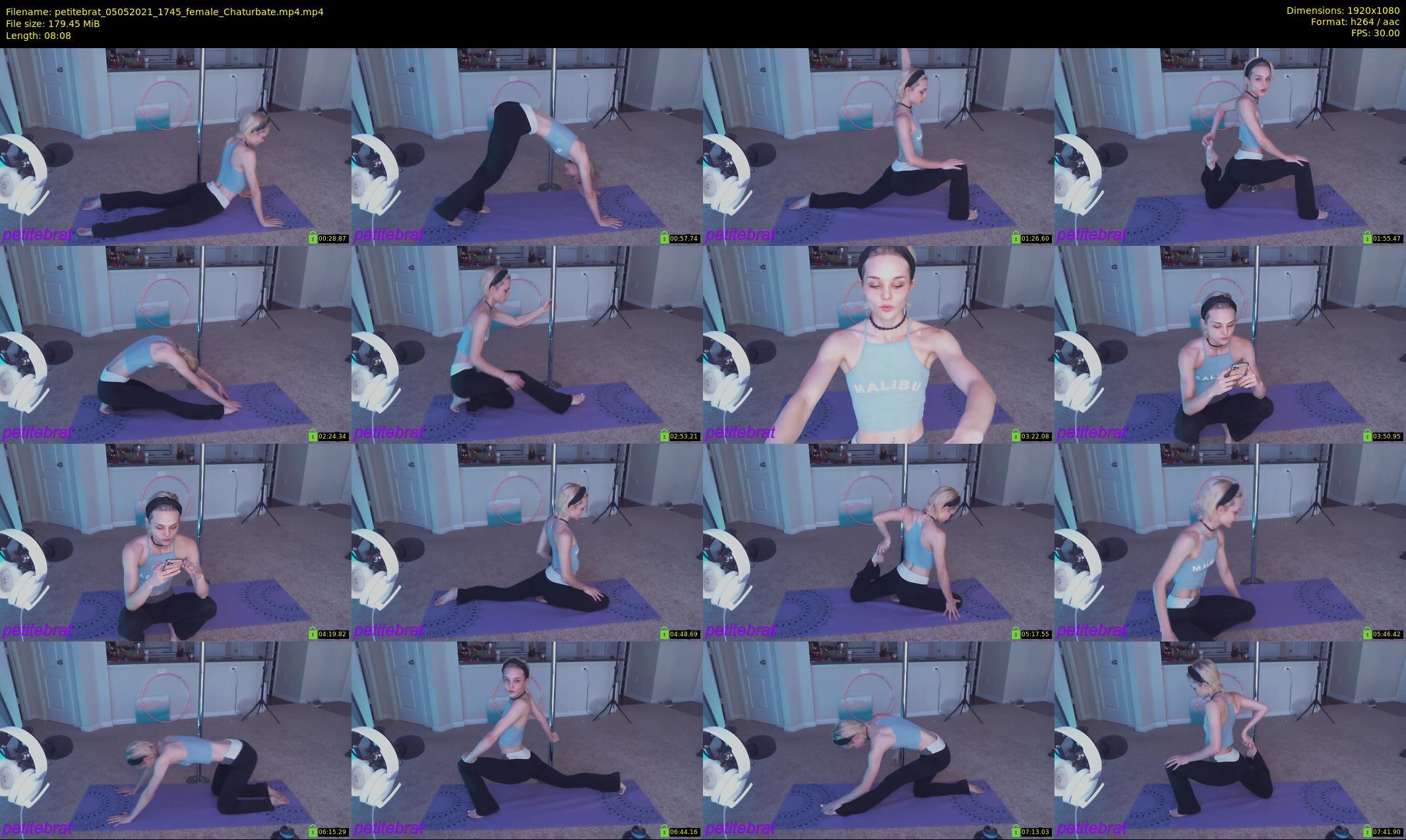 petitebrat — 9 minute Chaturbate female cam show recording, 1080p, May 5, 2021