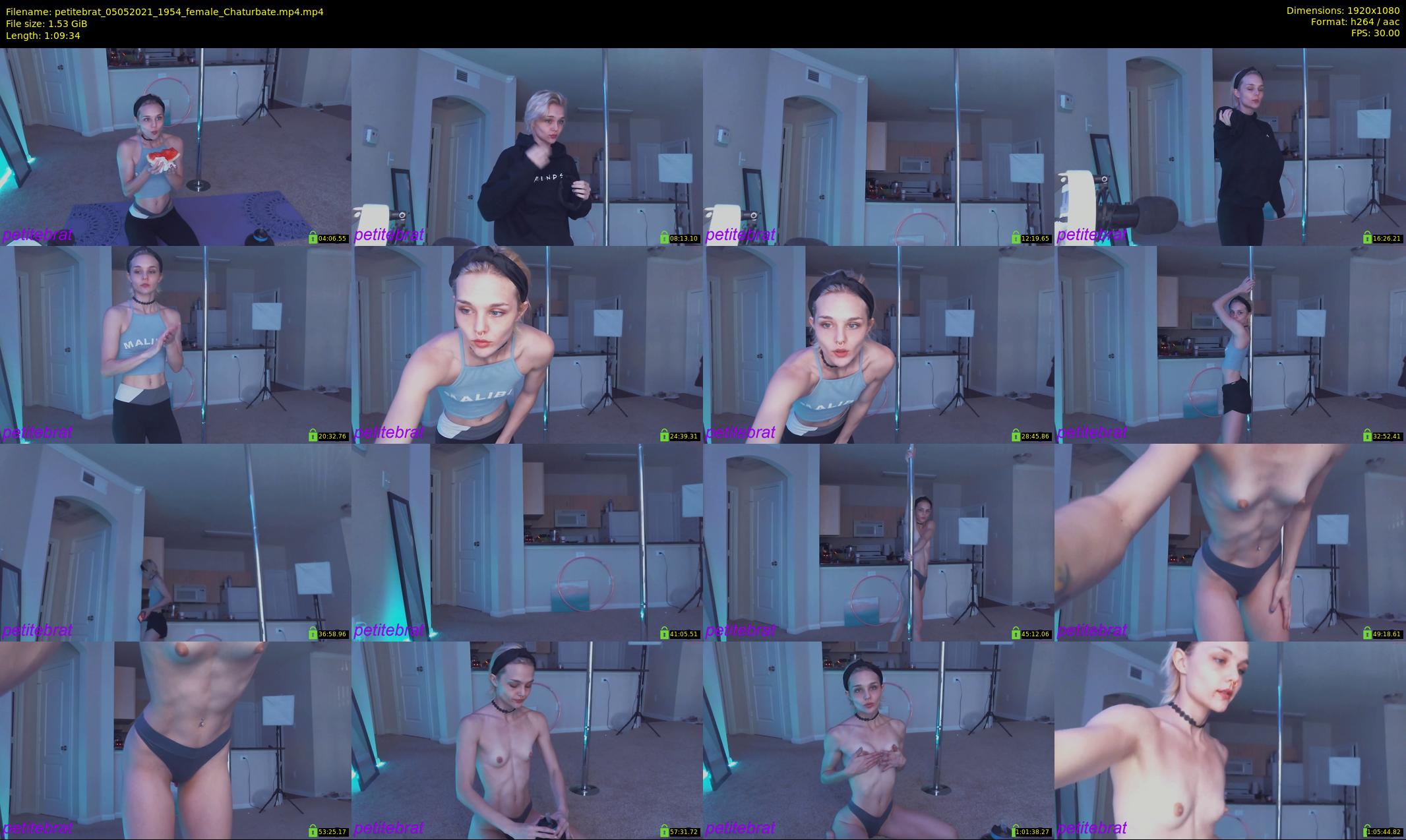 petitebrat — 70 minute Chaturbate female cam show recording, 1080p, May 5, 2021