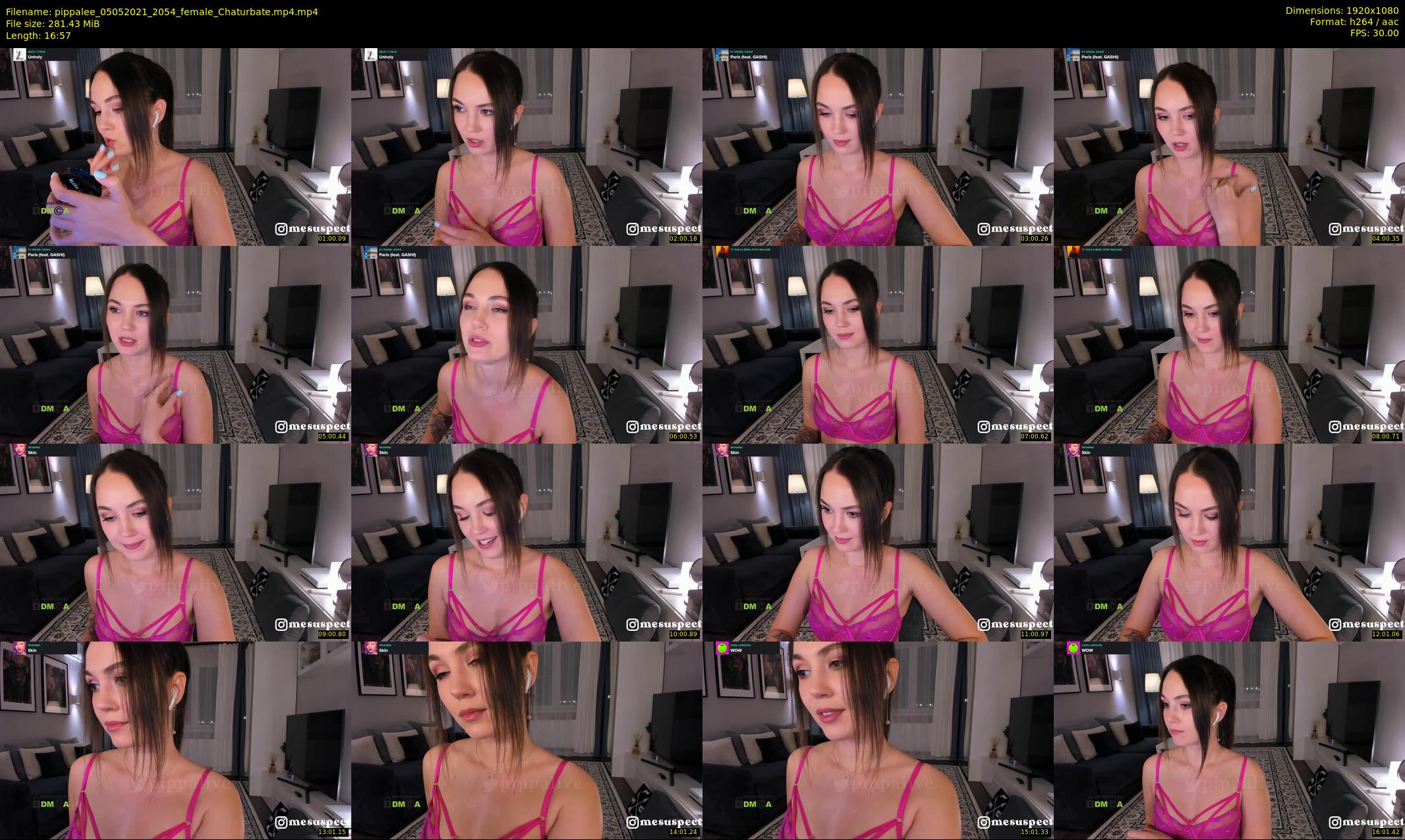 pippalee — 17 minute Chaturbate female cam show recording, 1080p, May 5, 2021