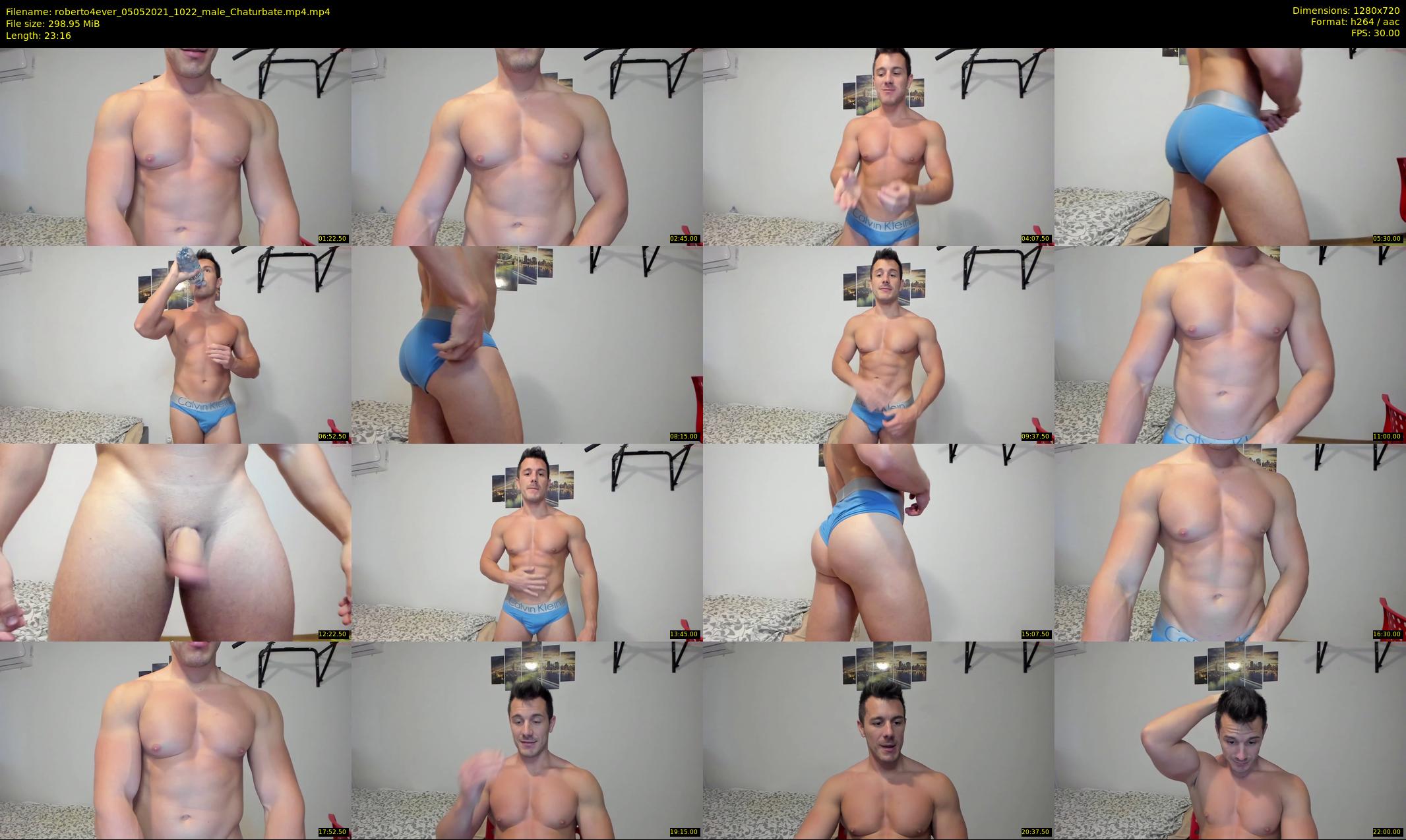 roberto4ever — 24 minute Chaturbate male cam show recording, 720p, May 5, 2021