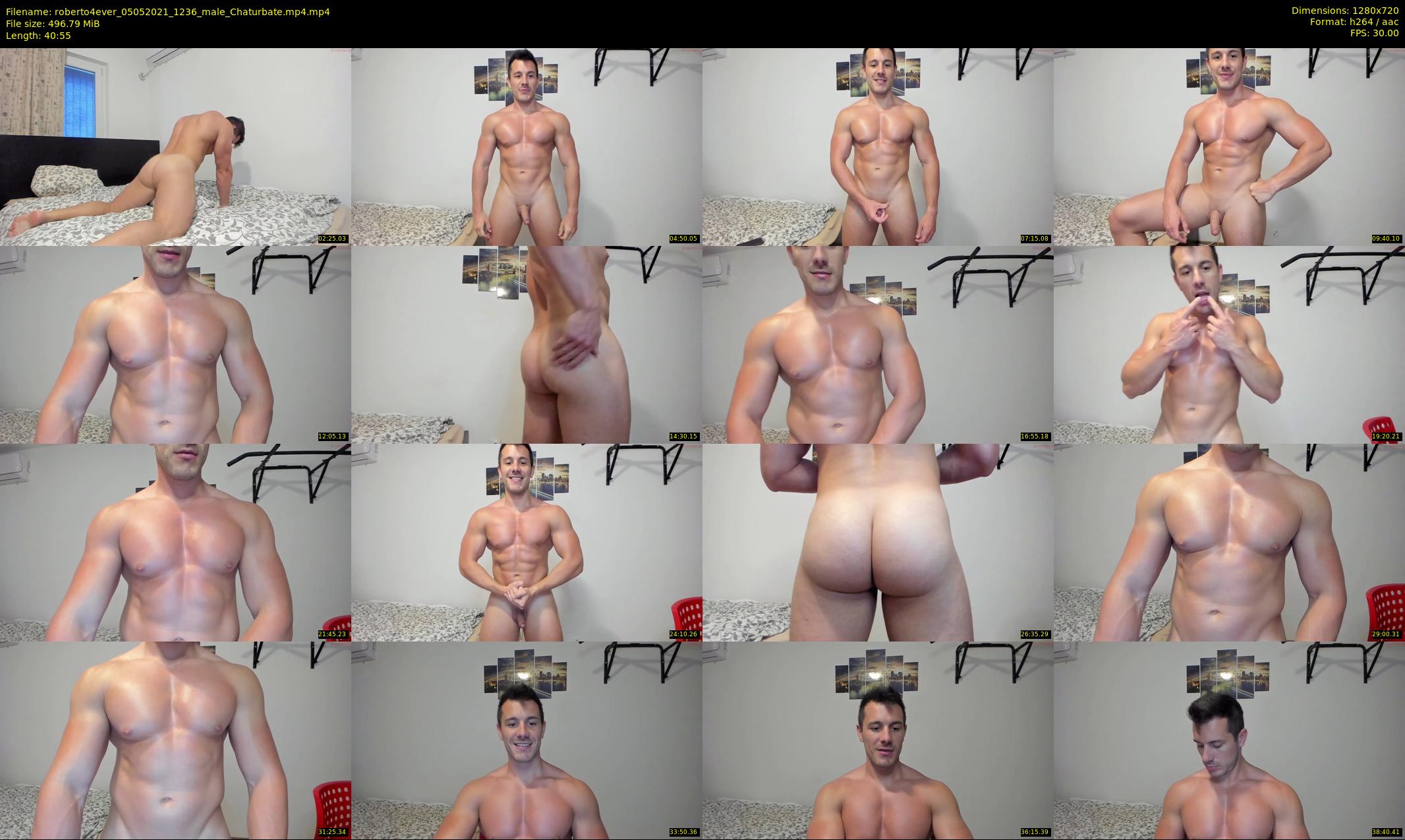 roberto4ever — 41 minute Chaturbate male cam show recording, 720p, May 5, 2021