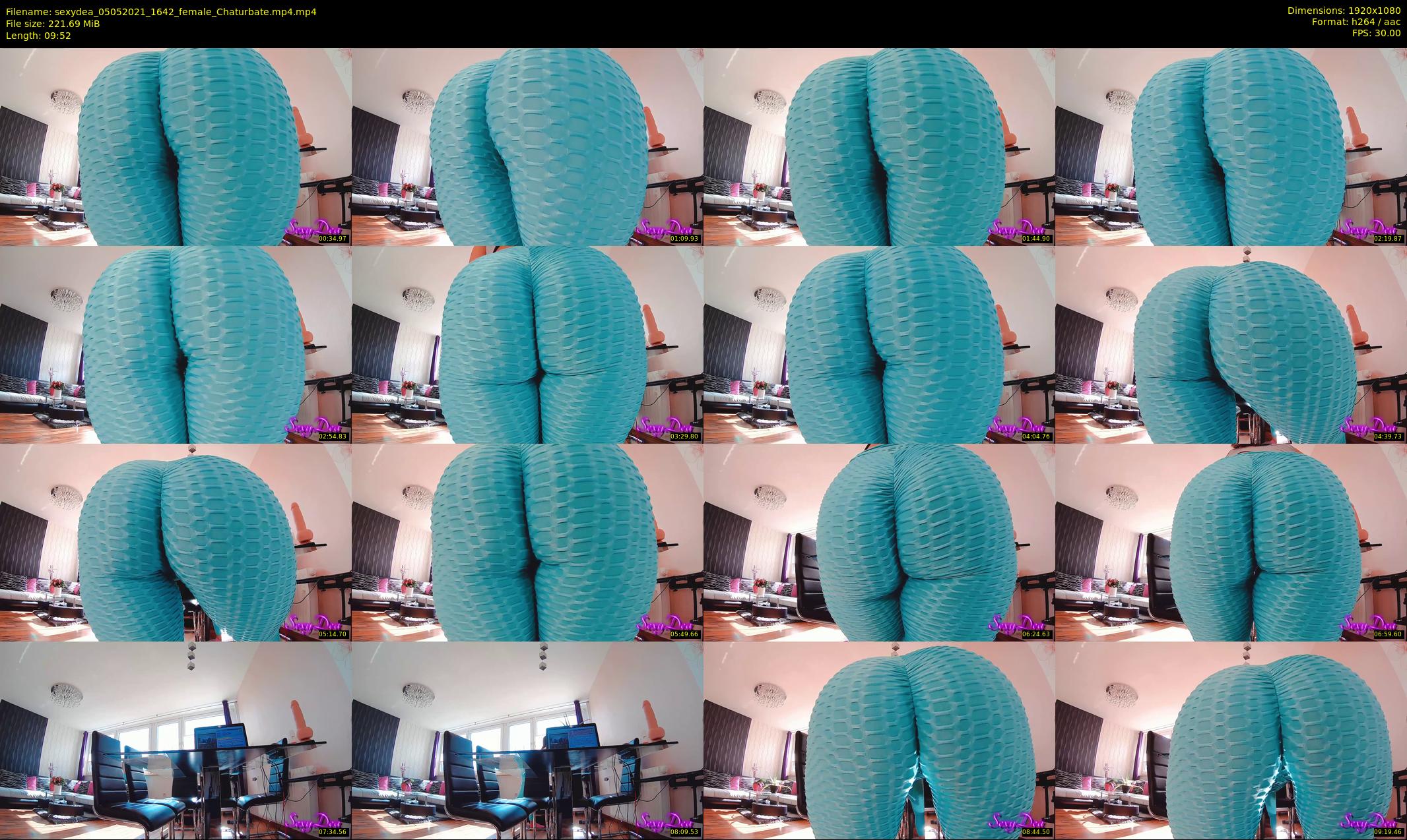 sexydea — 10 minute Chaturbate female cam show recording, 1080p, May 5, 2021