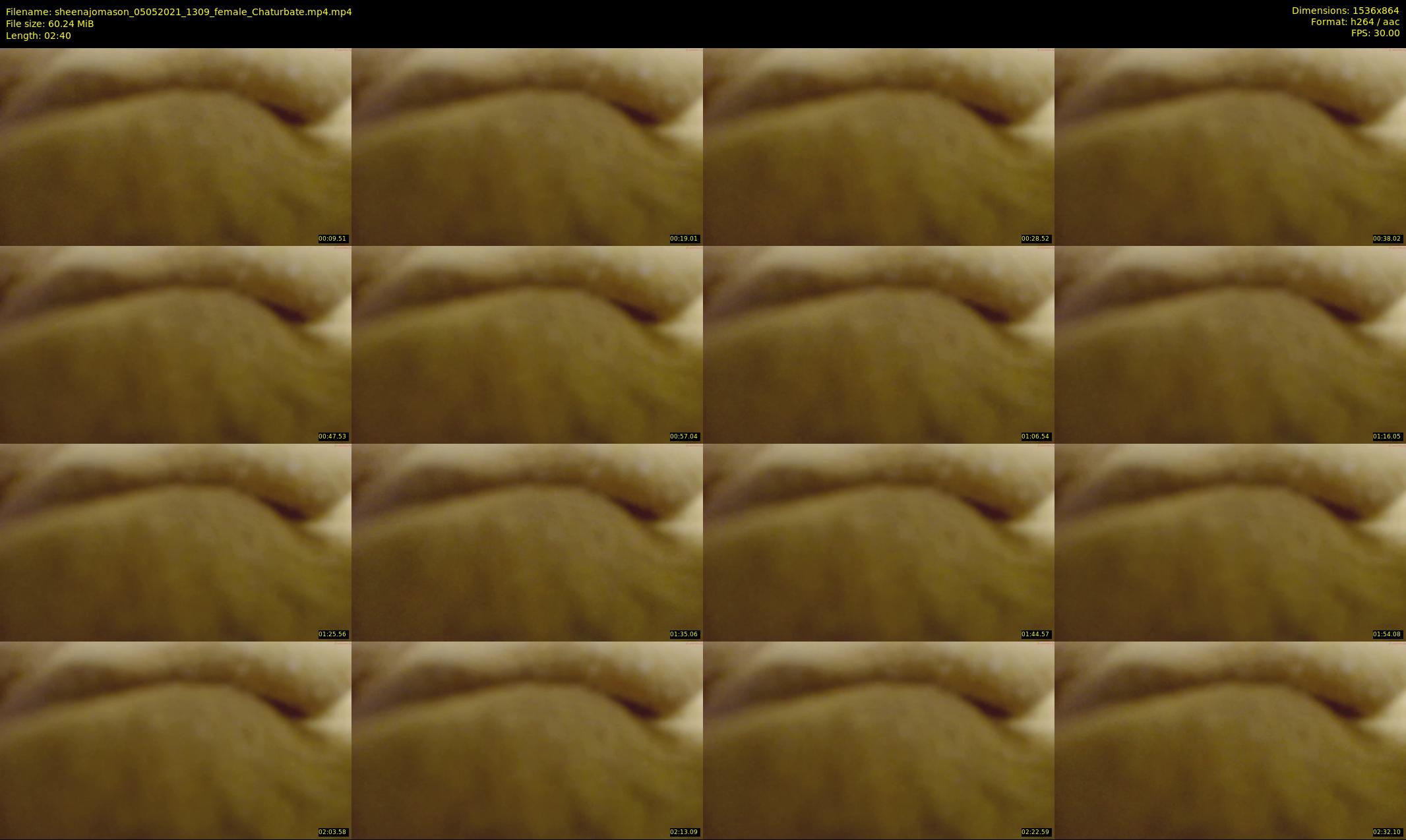 sheenajomason — 3 minute Chaturbate female cam show recording, 720p, May 5, 2021