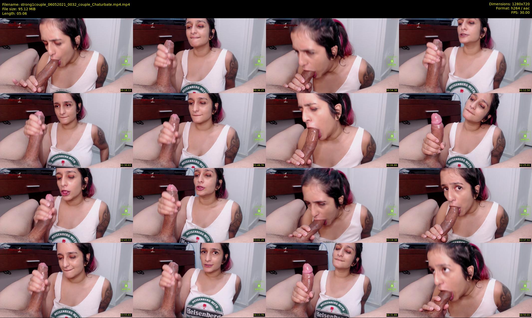 strong1couple — 6 minute Chaturbate couple cam show recording, 720p, May 6, 2021